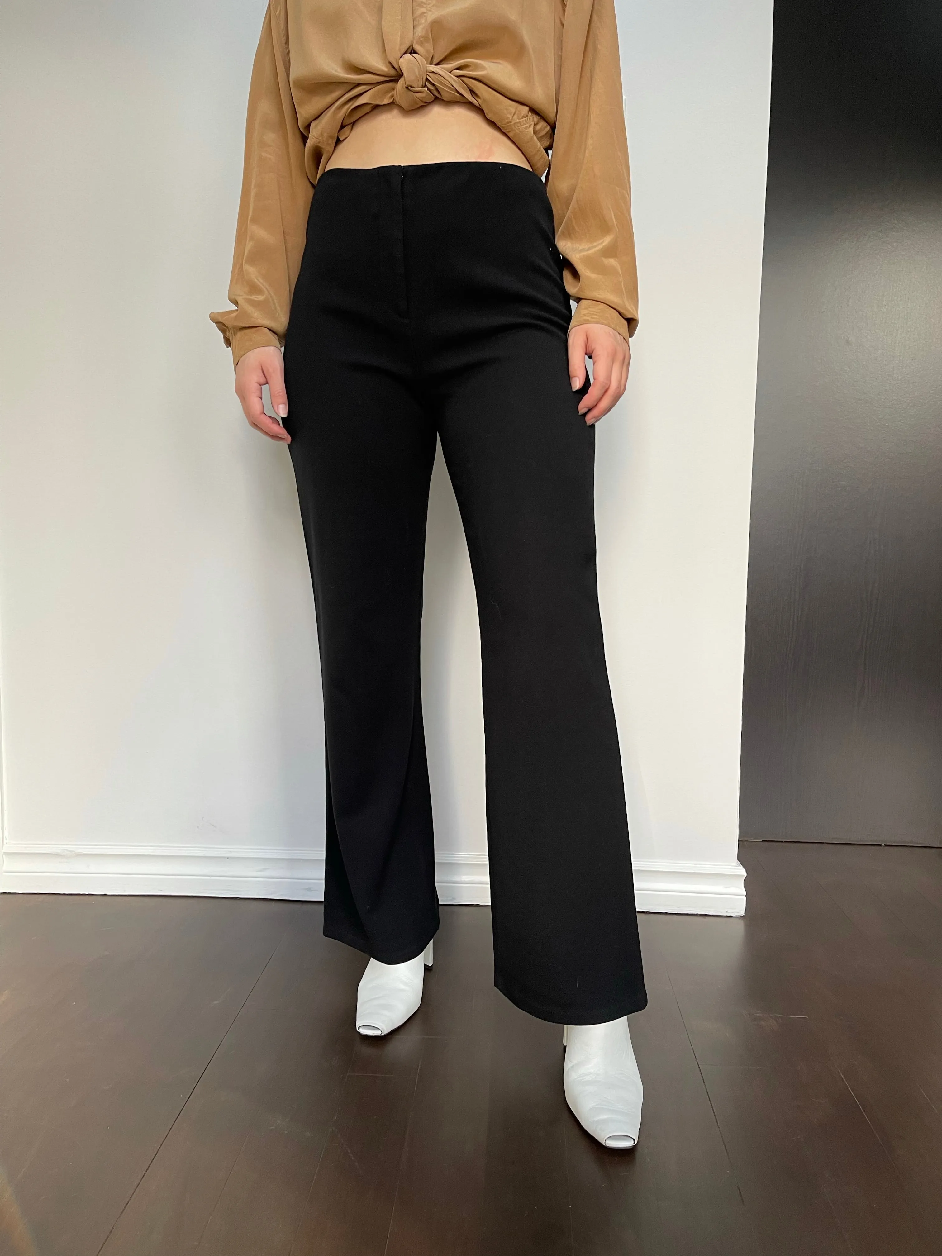 90s Soft Black Trousers - 6