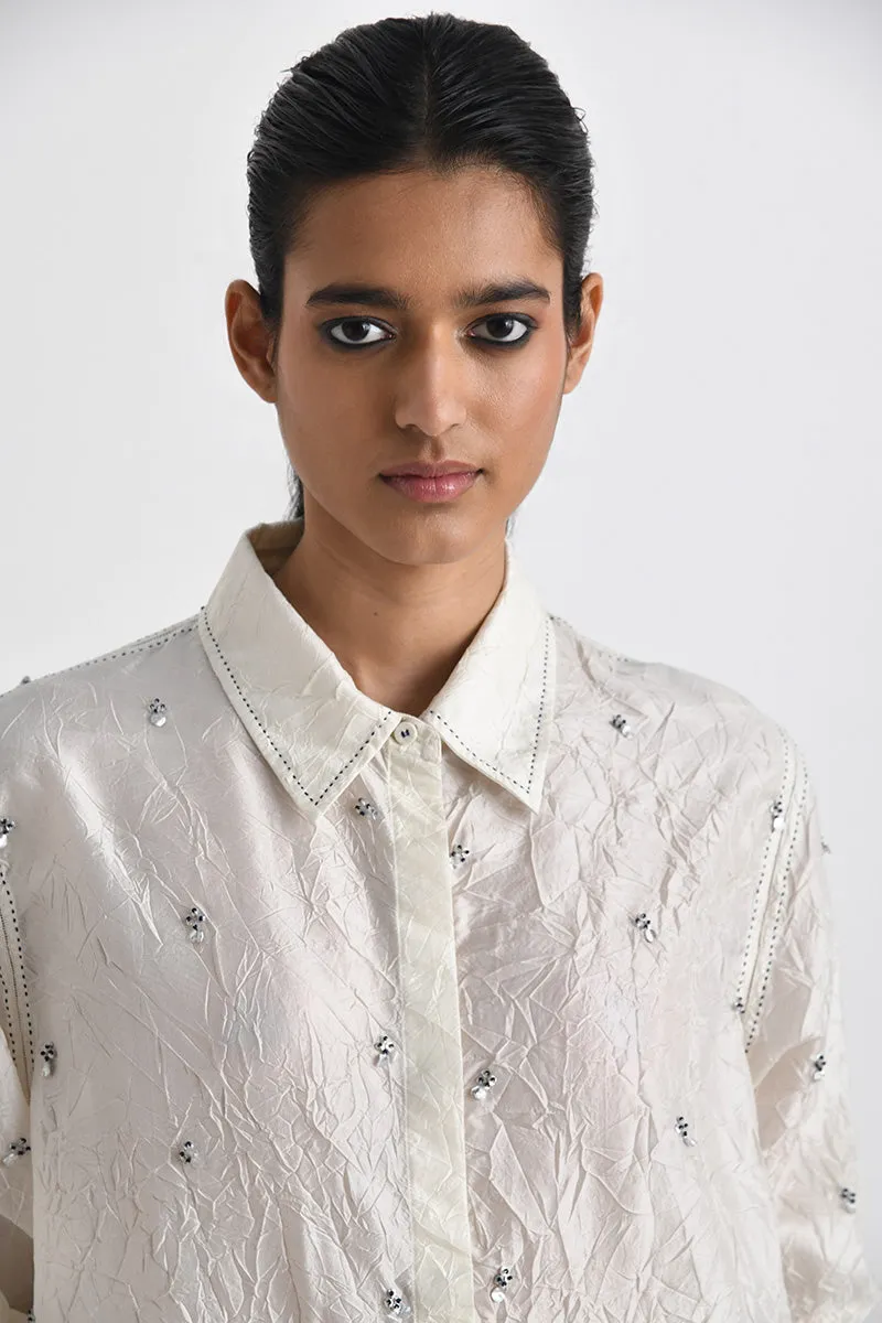 ARIA OVERSIZE CRUSHED SHIRT