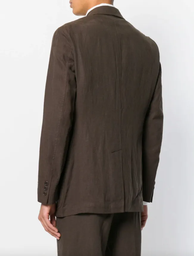 Armani Collezioni single-breasted fitted blazer