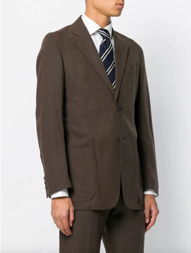 Armani Collezioni single-breasted fitted blazer