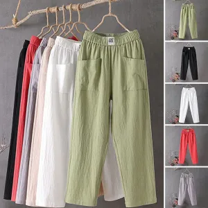 Ashley | Relaxed Fit White Pants