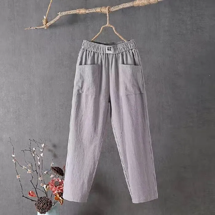 Ashley | Relaxed Fit White Pants