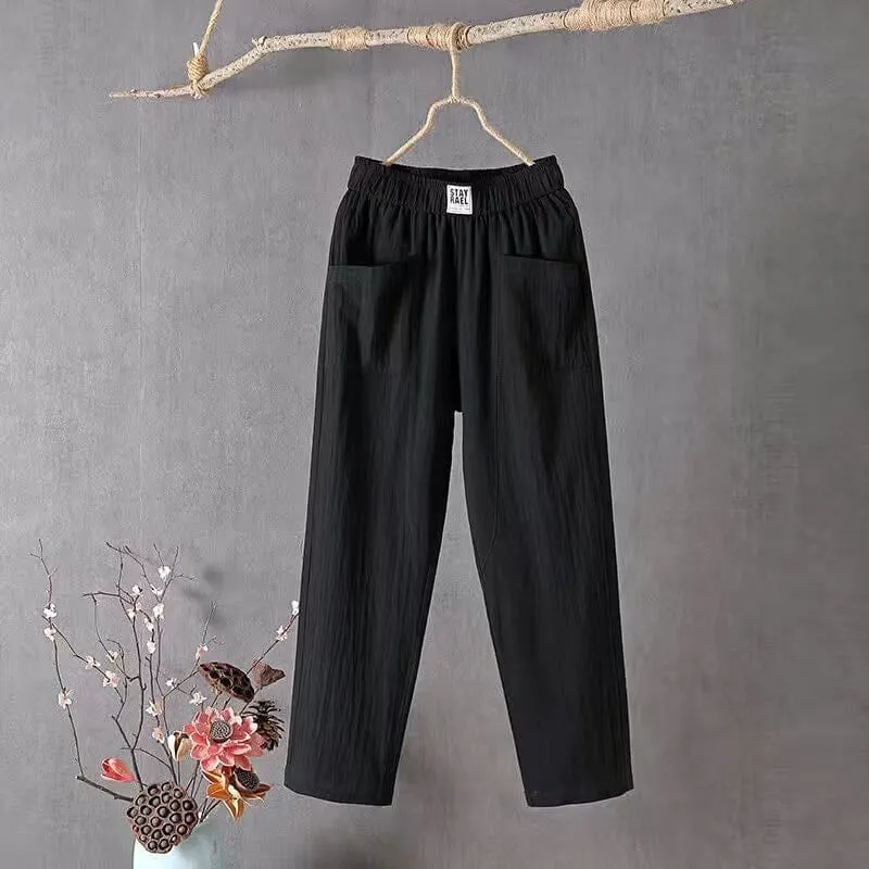Ashley | Relaxed Fit White Pants