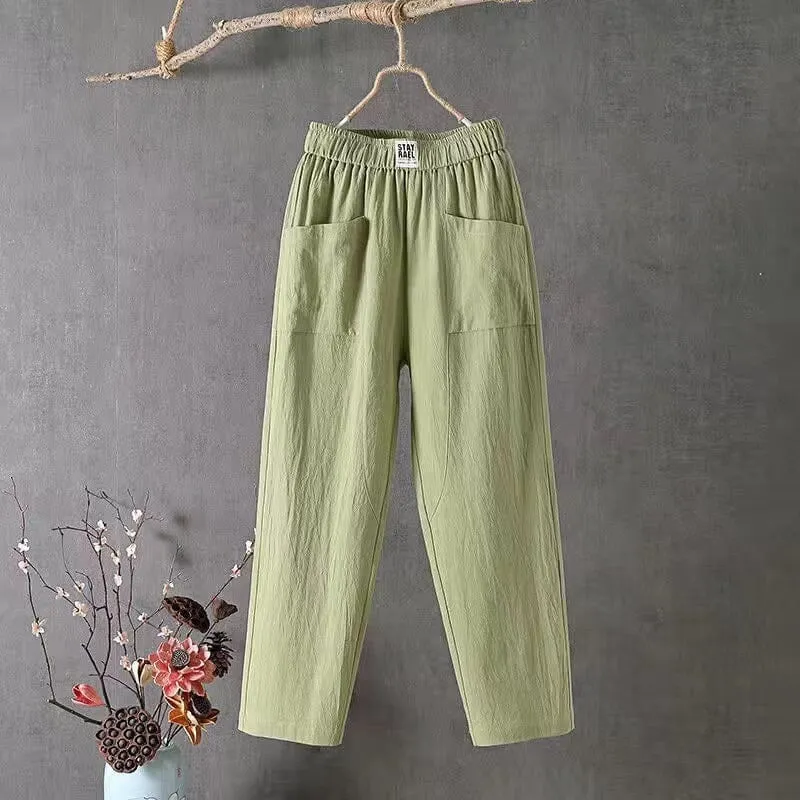 Ashley | Relaxed Fit White Pants