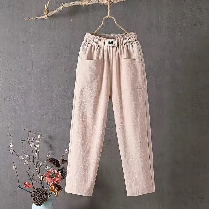 Ashley | Relaxed Fit White Pants