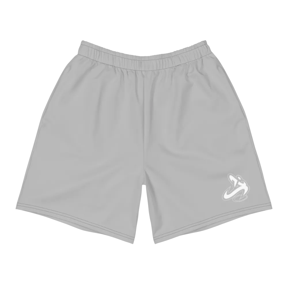 Athletic Apparatus Grey 2 White logo Men's Athletic Long Shorts