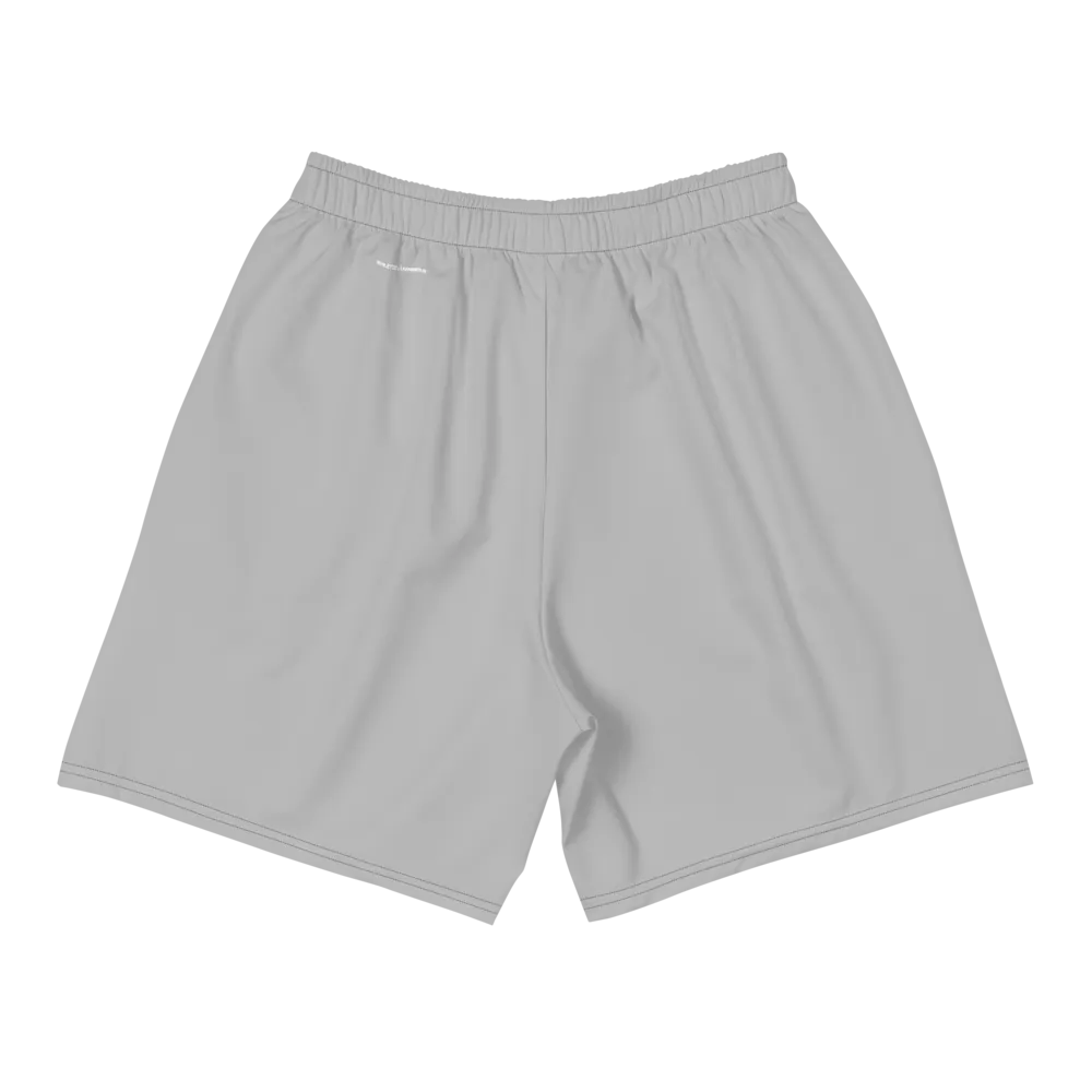Athletic Apparatus Grey 2 White logo Men's Athletic Long Shorts