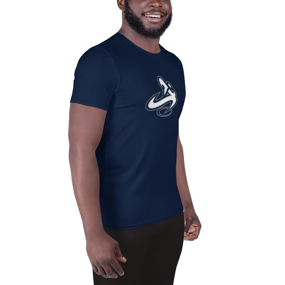 Athletic Apparatus Navy White logo Men's Athletic T-shirt