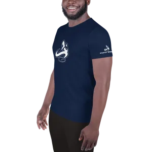 Athletic Apparatus Navy White logo Men's Athletic T-shirt