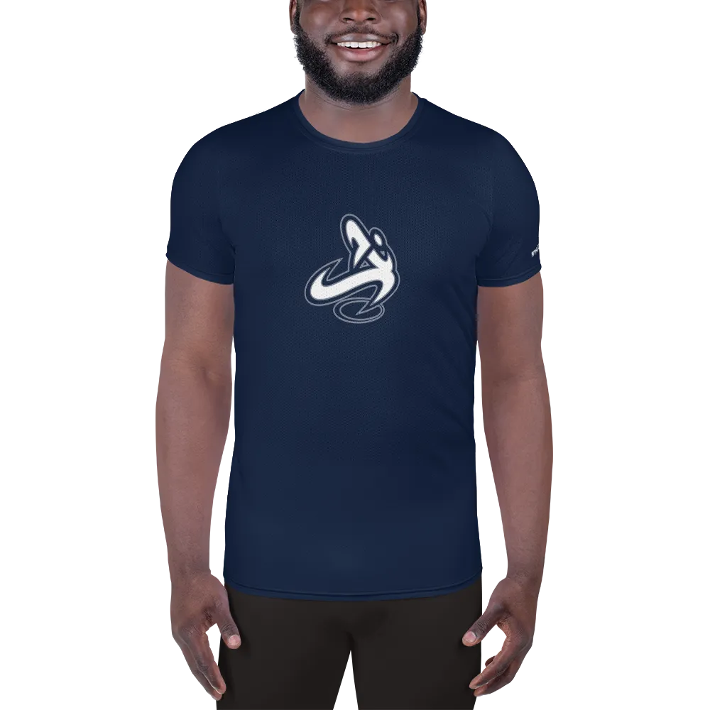 Athletic Apparatus Navy White logo Men's Athletic T-shirt