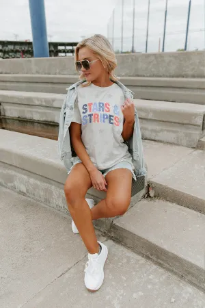 BOLD STARS AND STRIPES STARBOARD CREW LIGHTWEIGHT TEE