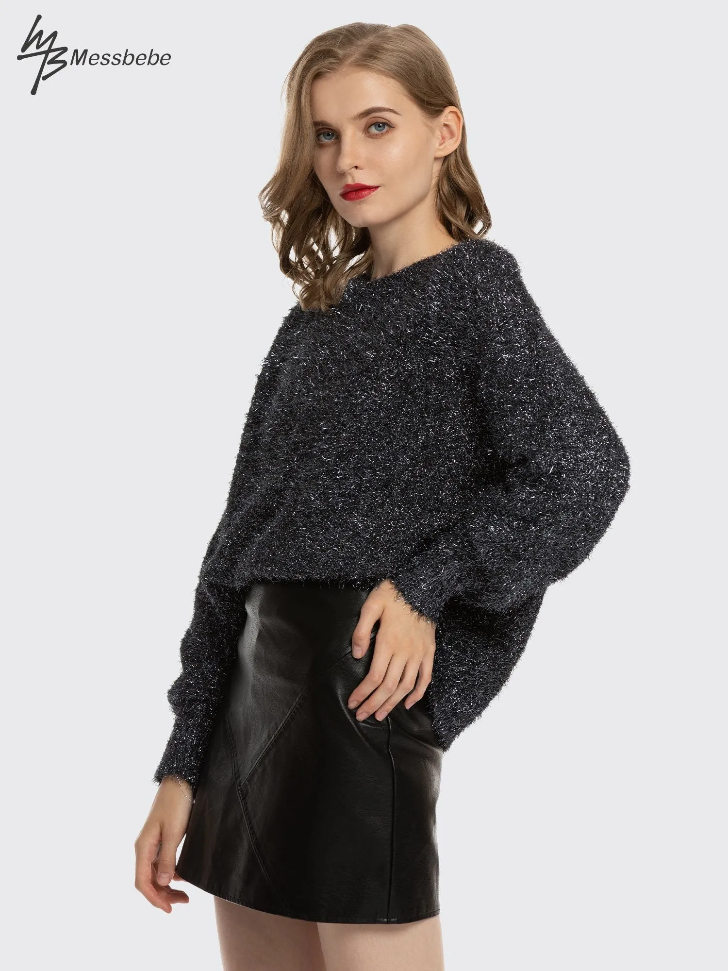 Christmas Glitter Loose Sweater
