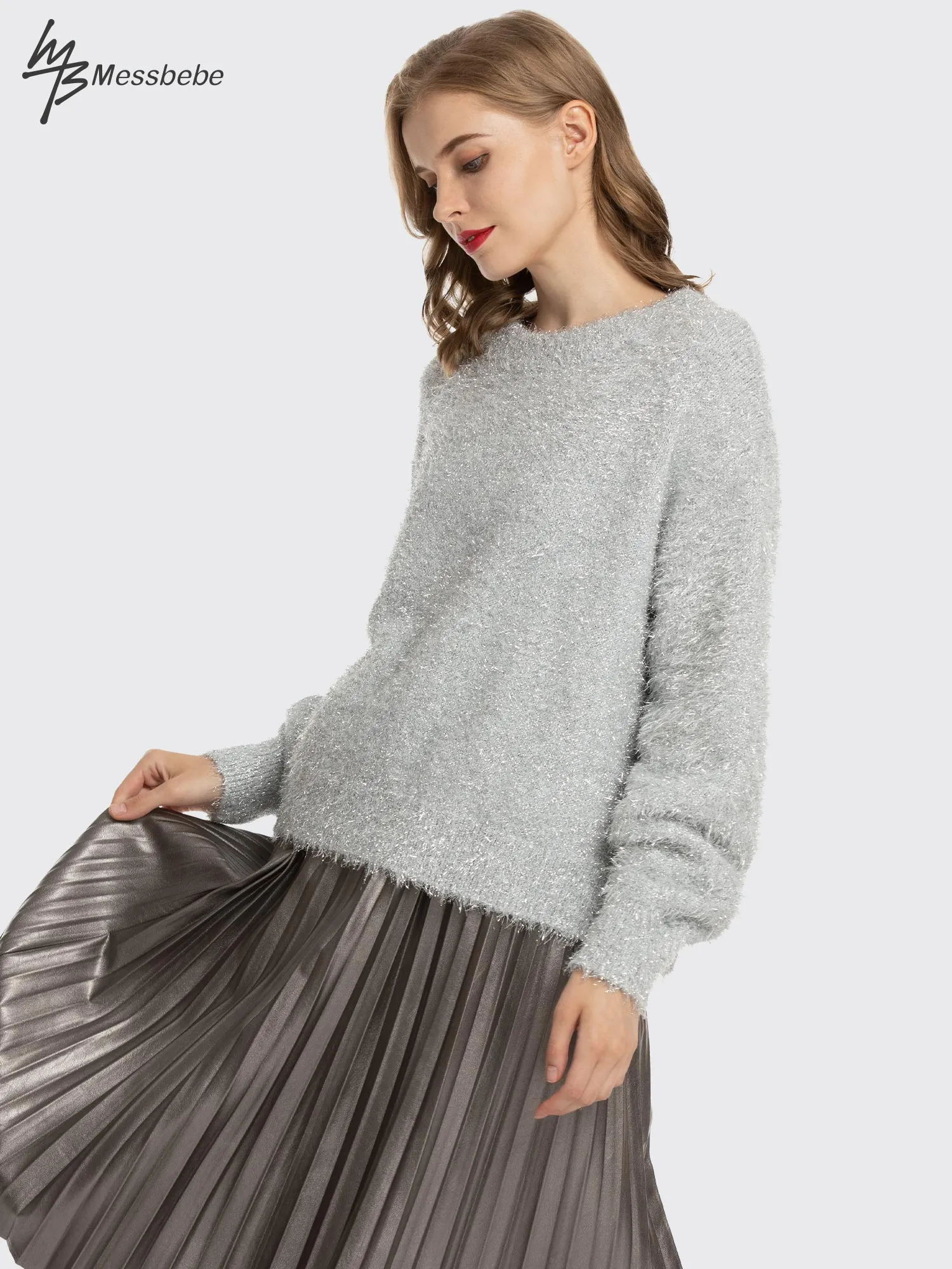 Christmas Glitter Loose Sweater