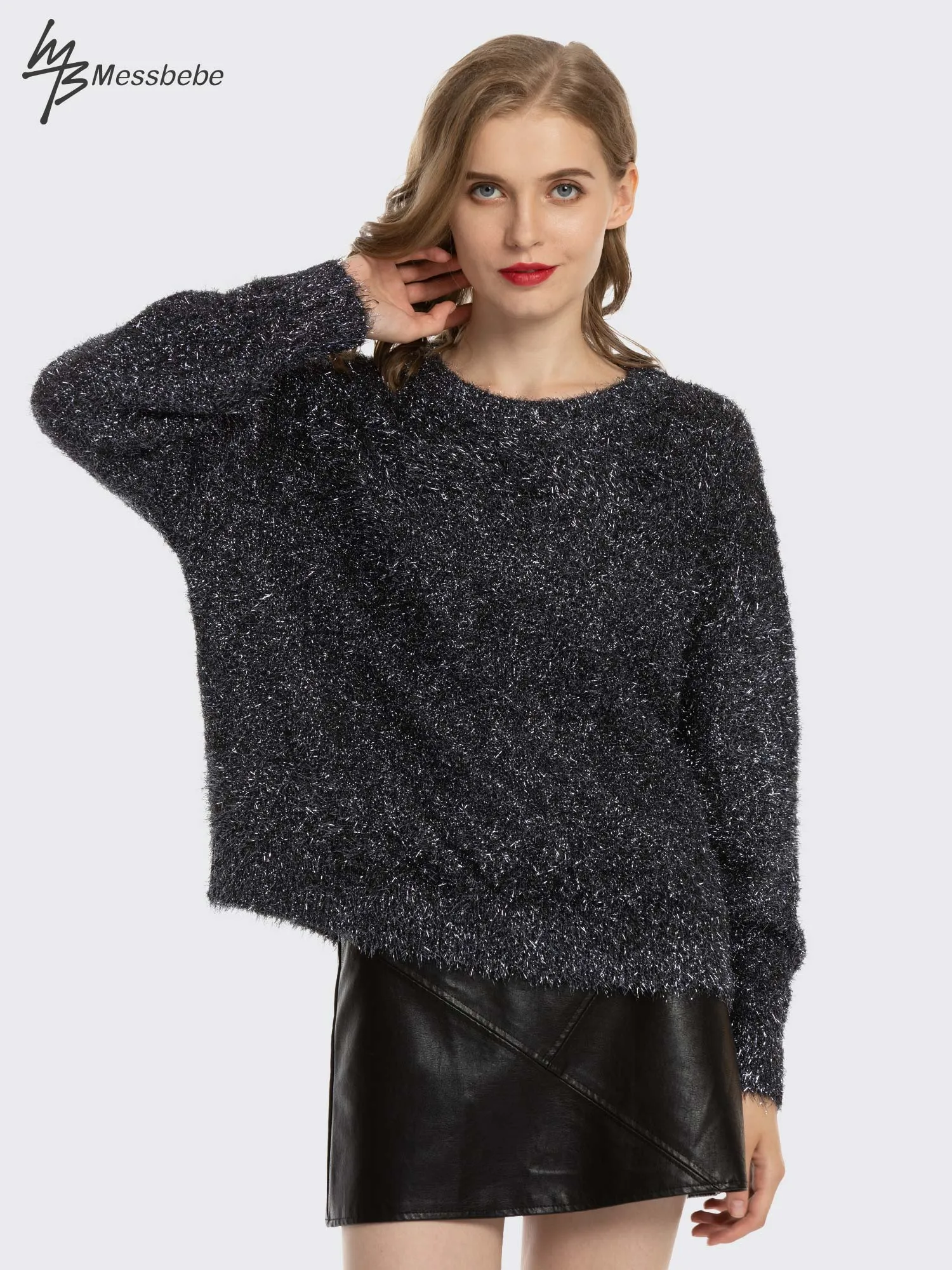 Christmas Glitter Loose Sweater
