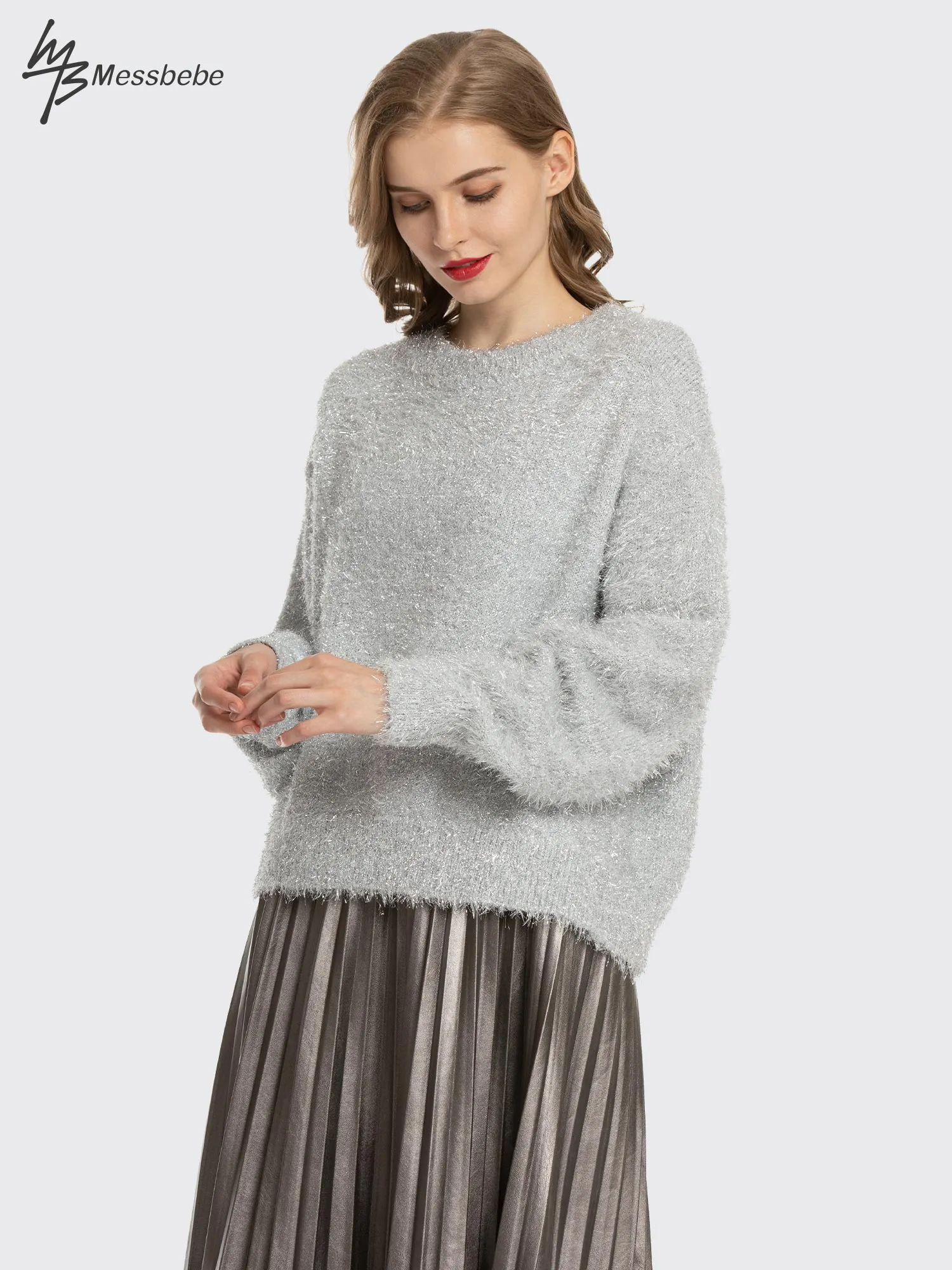 Christmas Glitter Loose Sweater