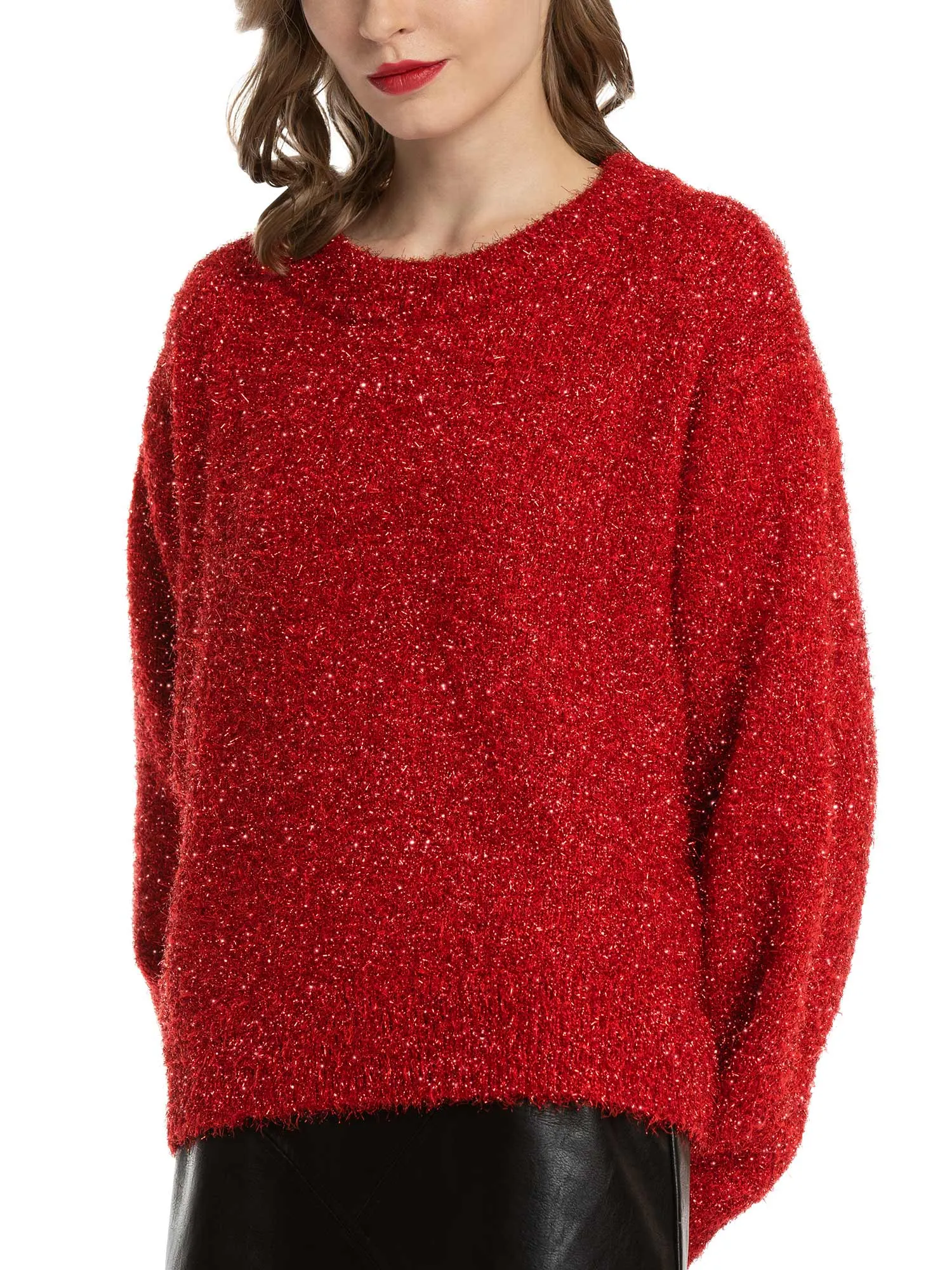 Christmas Glitter Loose Sweater