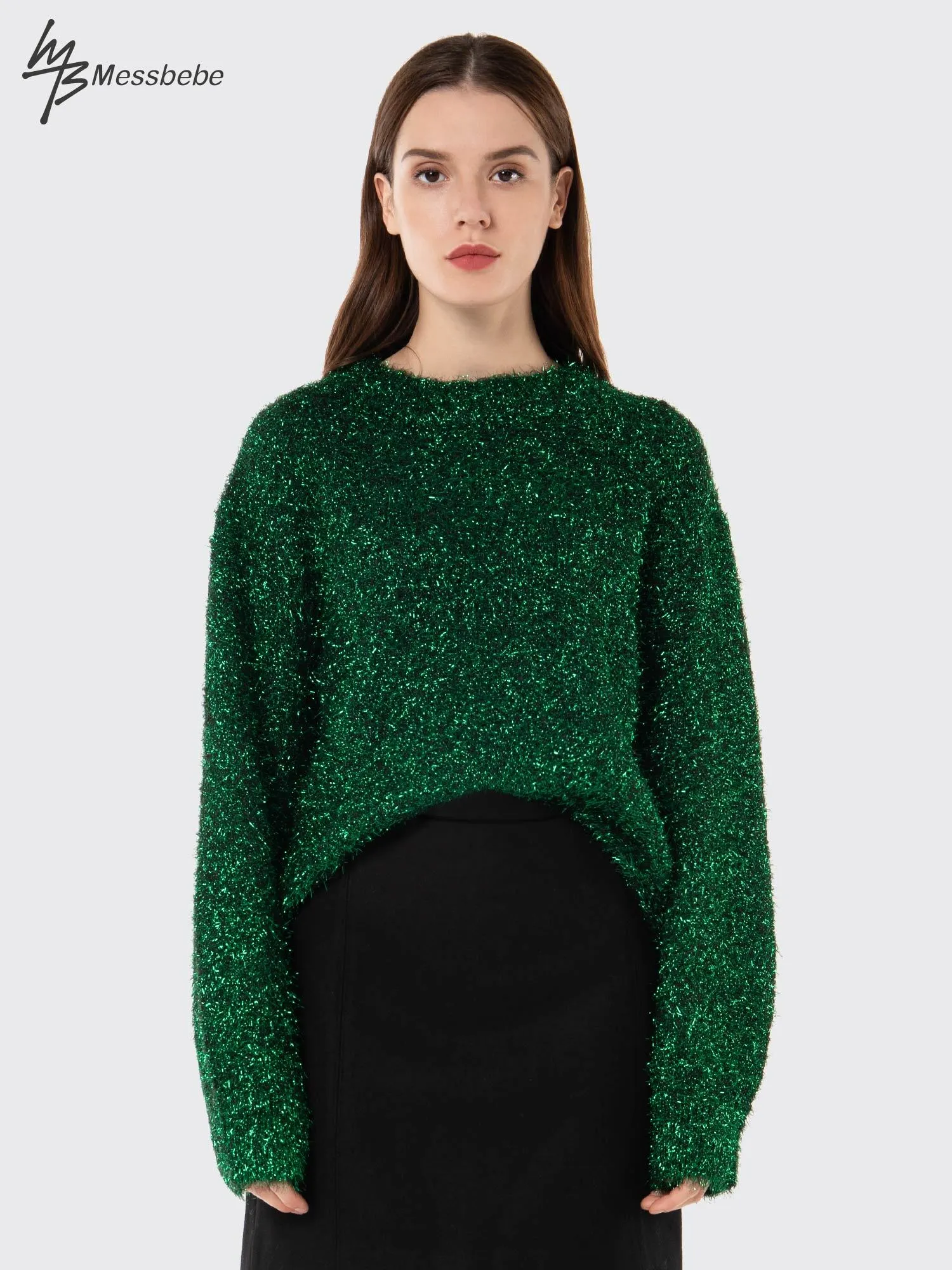 Christmas Glitter Loose Sweater