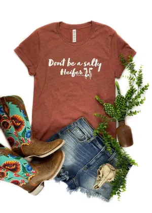 Clay Salty Heifer Short Sleeve Tee