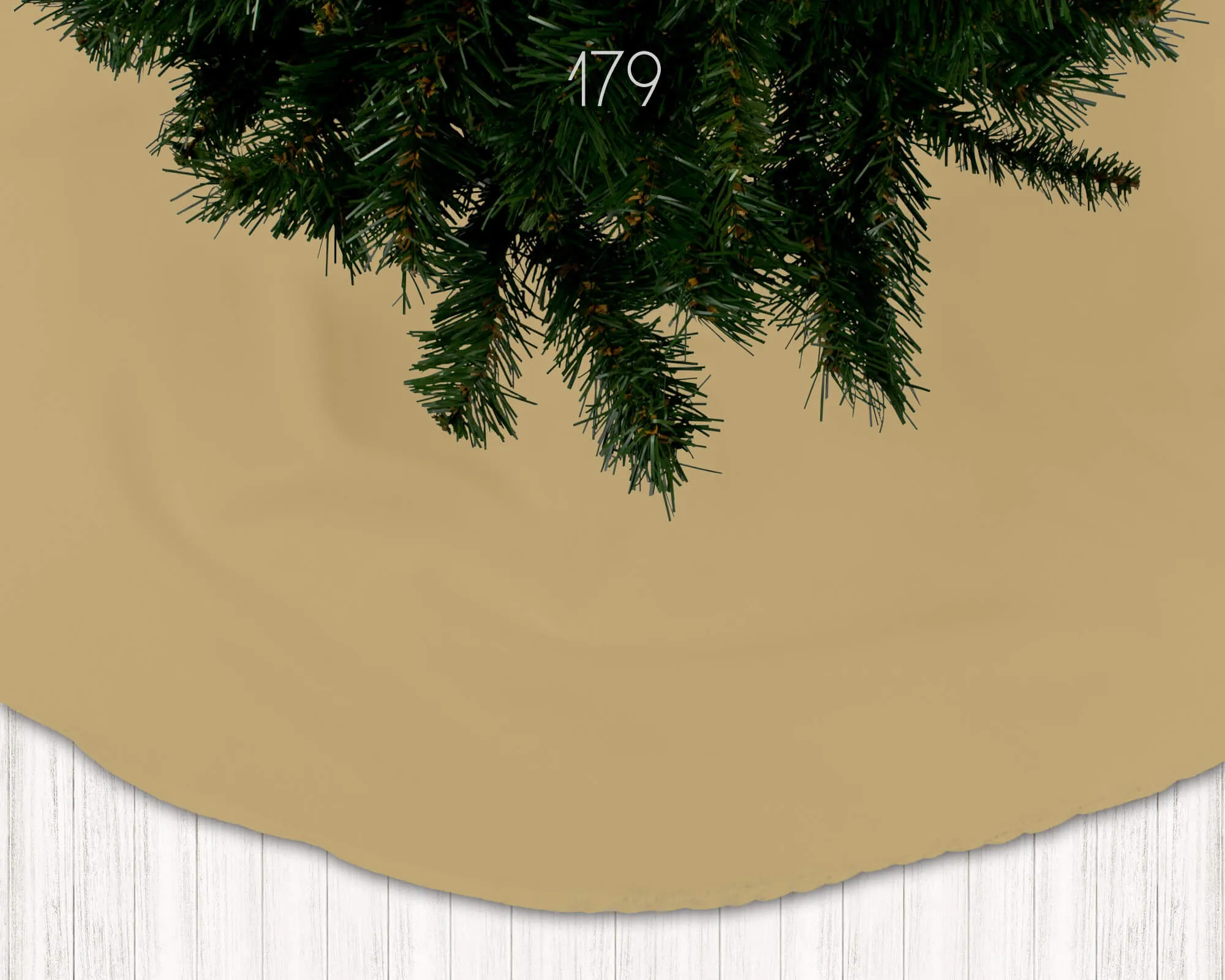 Cream, Tan, Latte, Cocoa, Mocha, and Dark Brown Holiday Christmas Tree Skirts