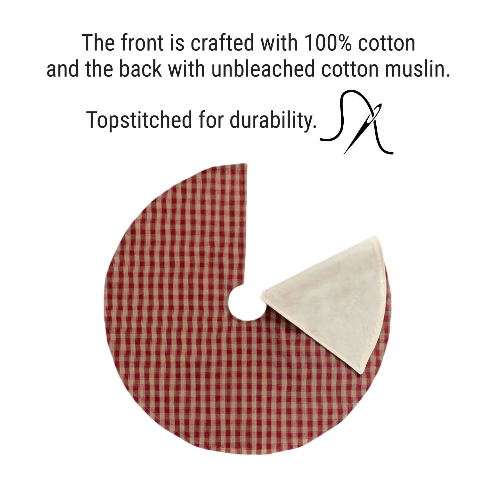 Cream, Tan, Latte, Cocoa, Mocha, and Dark Brown Holiday Christmas Tree Skirts