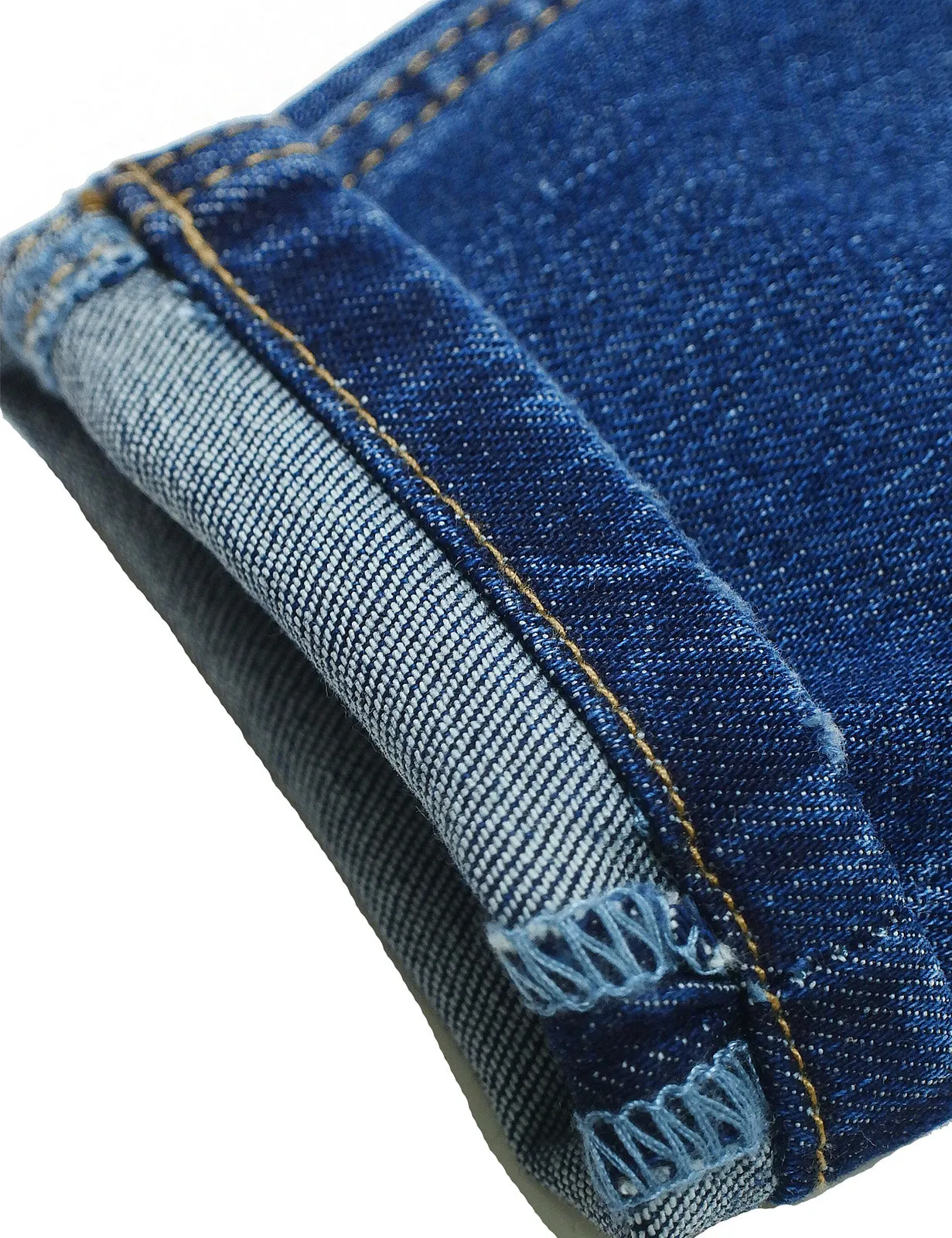 Elastic Band Baby Girl Boy Ripped Jeans
