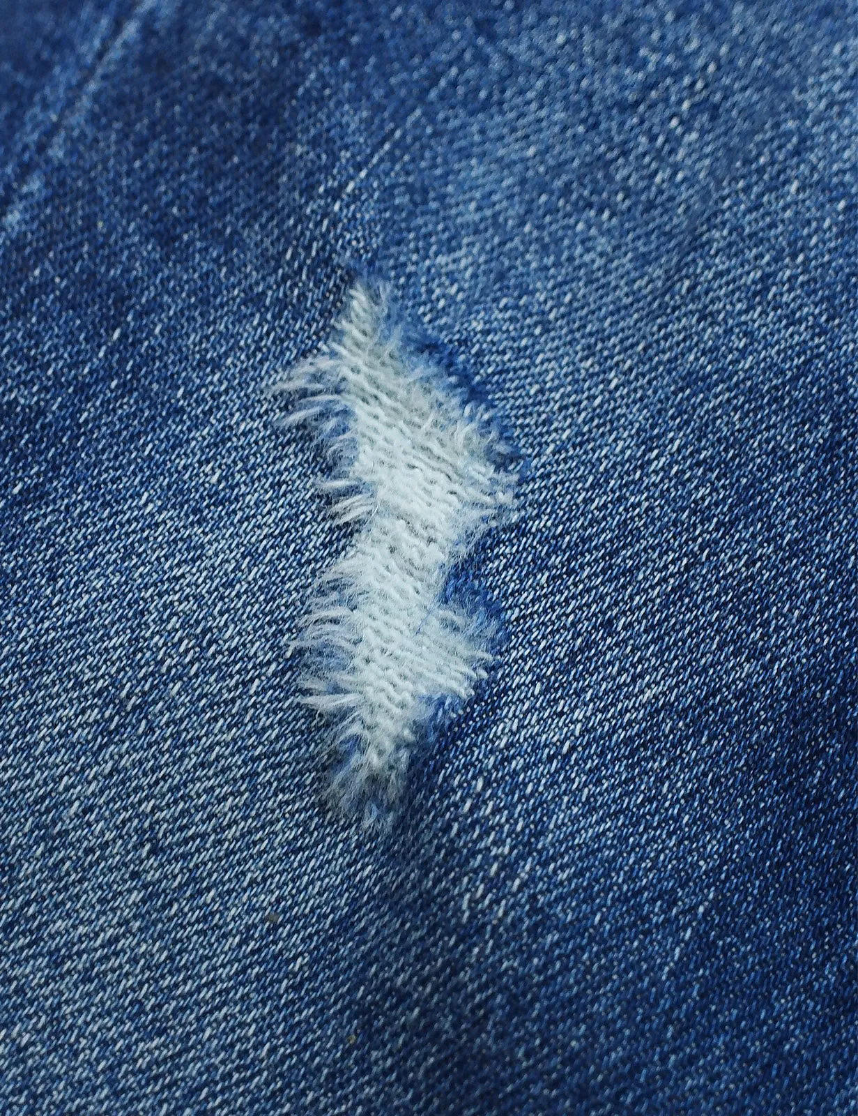 Elastic Band Baby Girl Boy Ripped Jeans