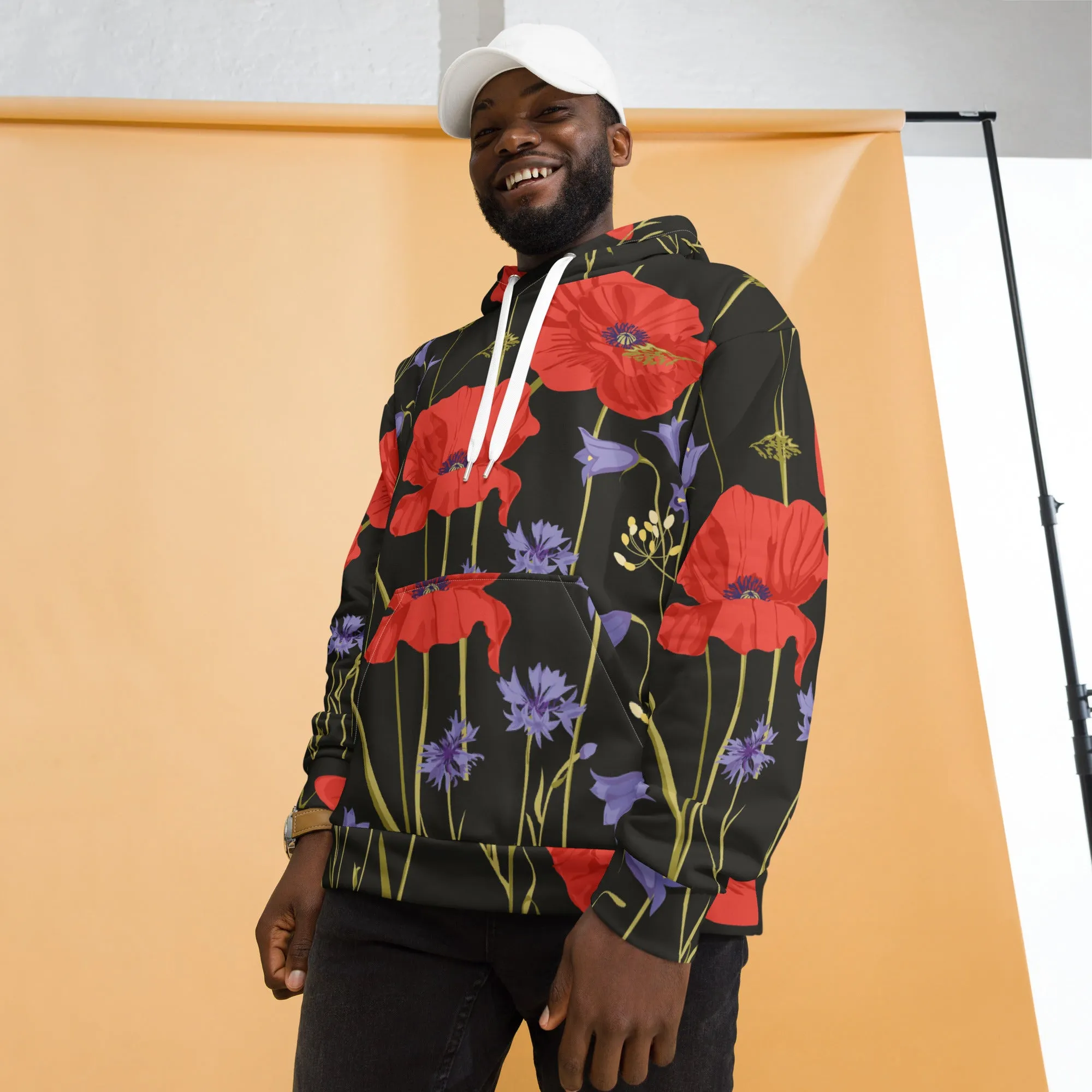 Floral Hoodie (Glamourange Spring Best Hoodies Collection - Flower Hoodies Print 0014)