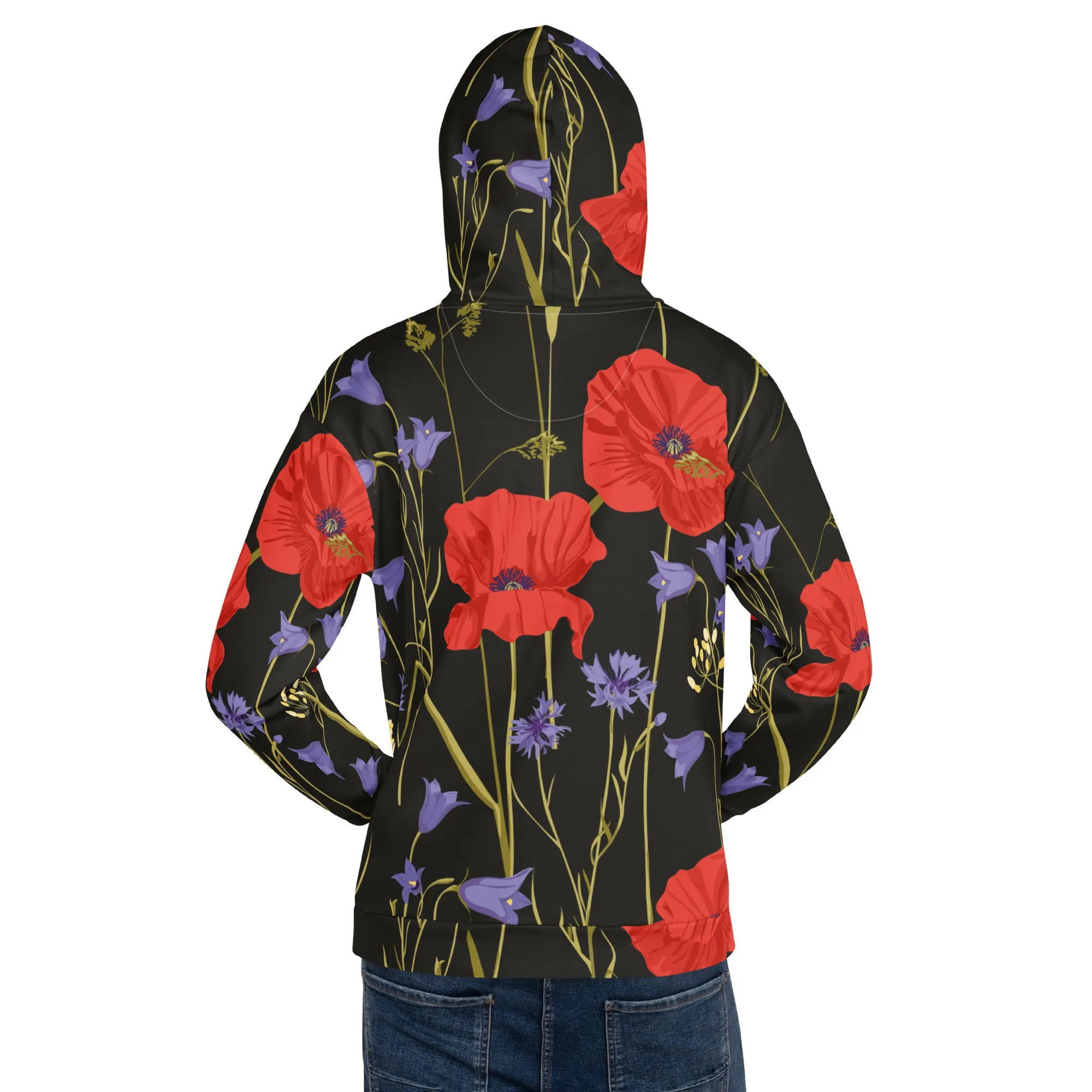 Floral Hoodie (Glamourange Spring Best Hoodies Collection - Flower Hoodies Print 0014)