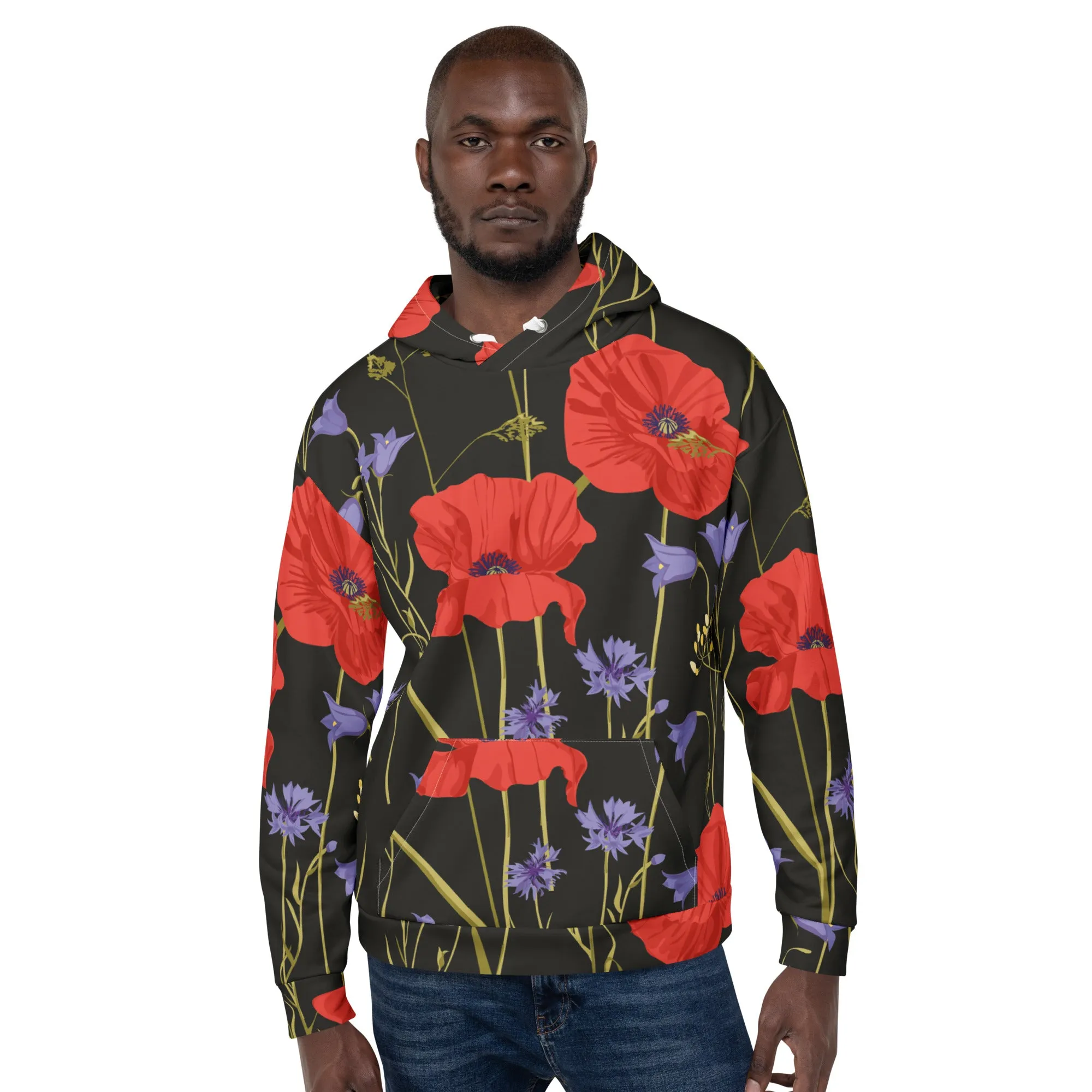 Floral Hoodie (Glamourange Spring Best Hoodies Collection - Flower Hoodies Print 0014)