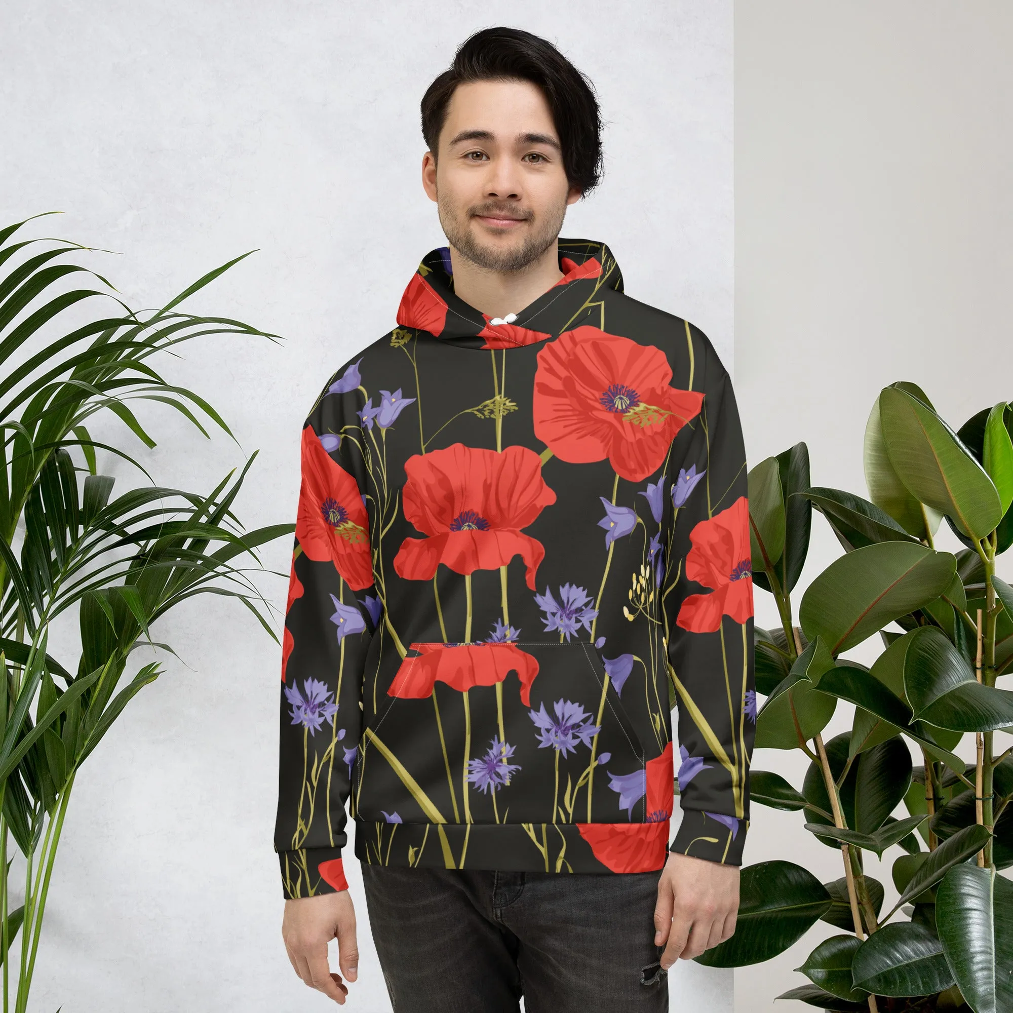 Floral Hoodie (Glamourange Spring Best Hoodies Collection - Flower Hoodies Print 0014)