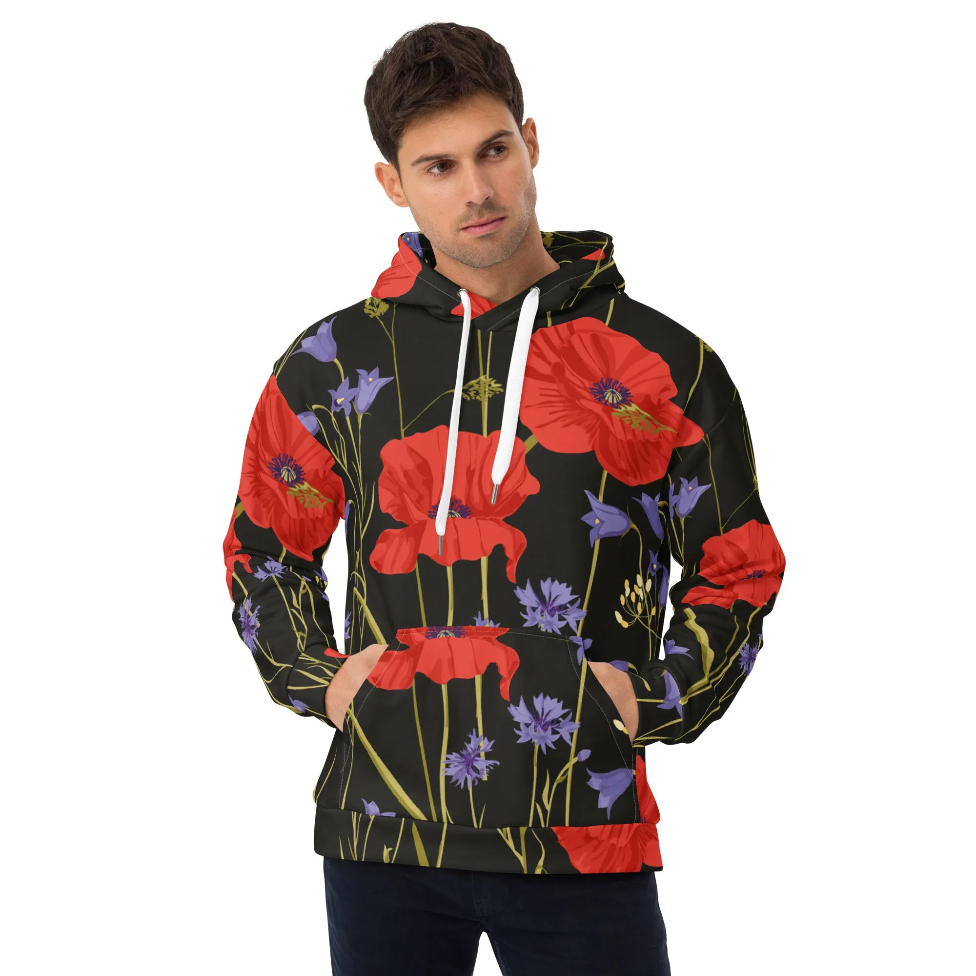 Floral Hoodie (Glamourange Spring Best Hoodies Collection - Flower Hoodies Print 0014)