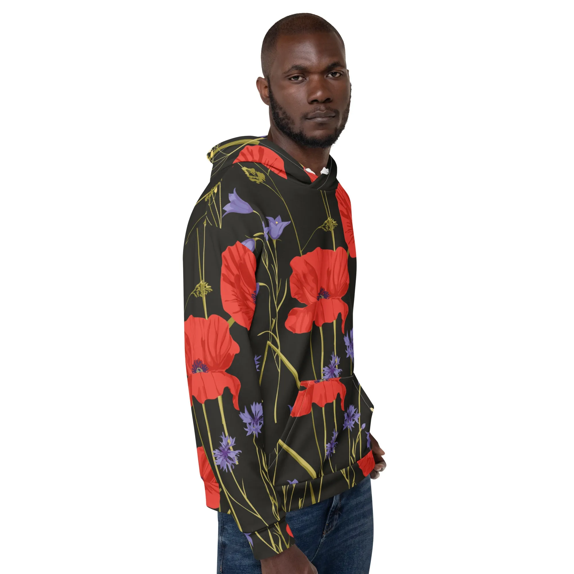 Floral Hoodie (Glamourange Spring Best Hoodies Collection - Flower Hoodies Print 0014)