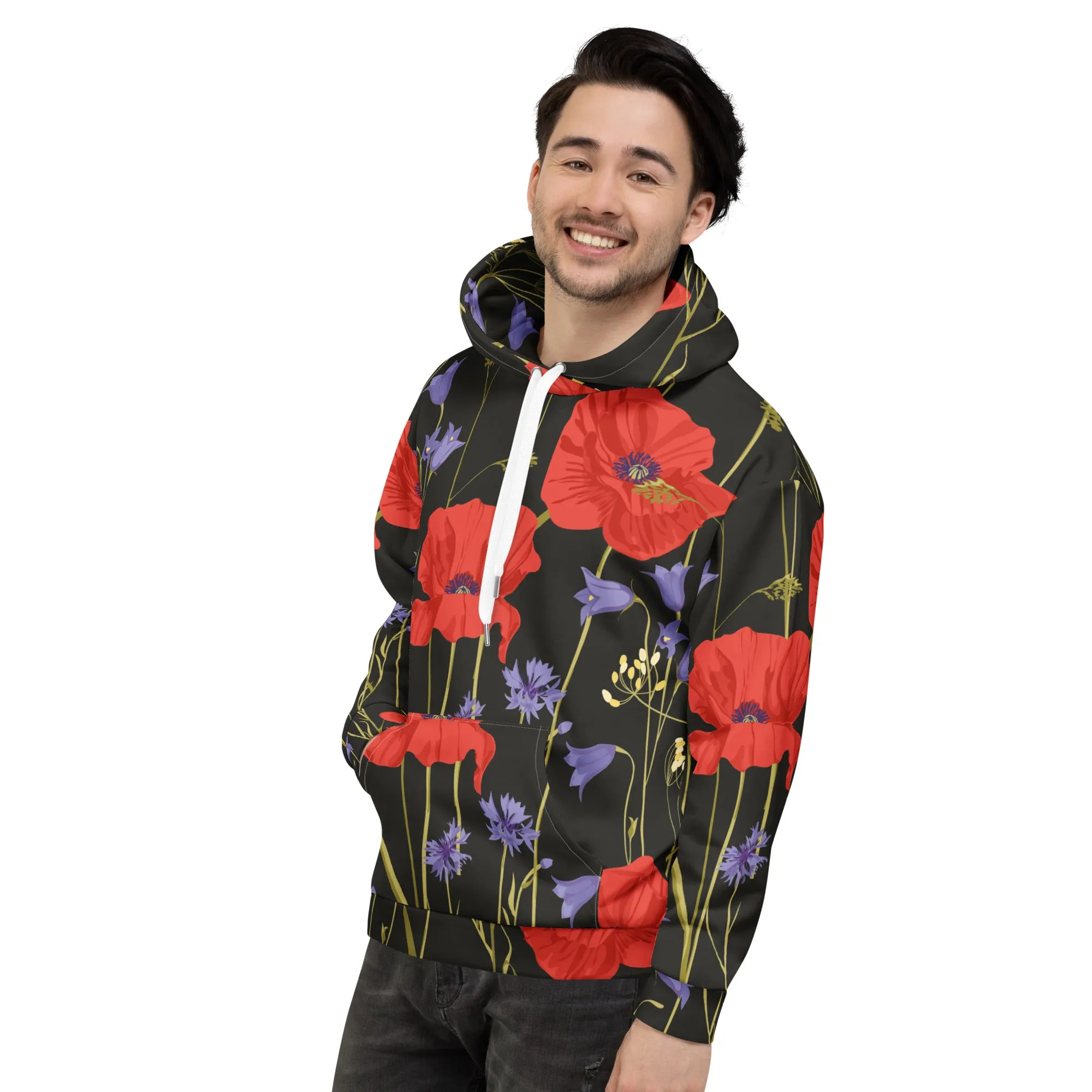 Floral Hoodie (Glamourange Spring Best Hoodies Collection - Flower Hoodies Print 0014)