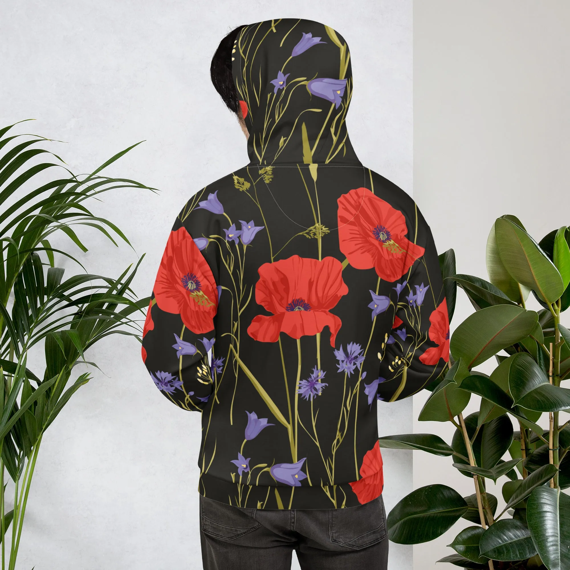 Floral Hoodie (Glamourange Spring Best Hoodies Collection - Flower Hoodies Print 0014)