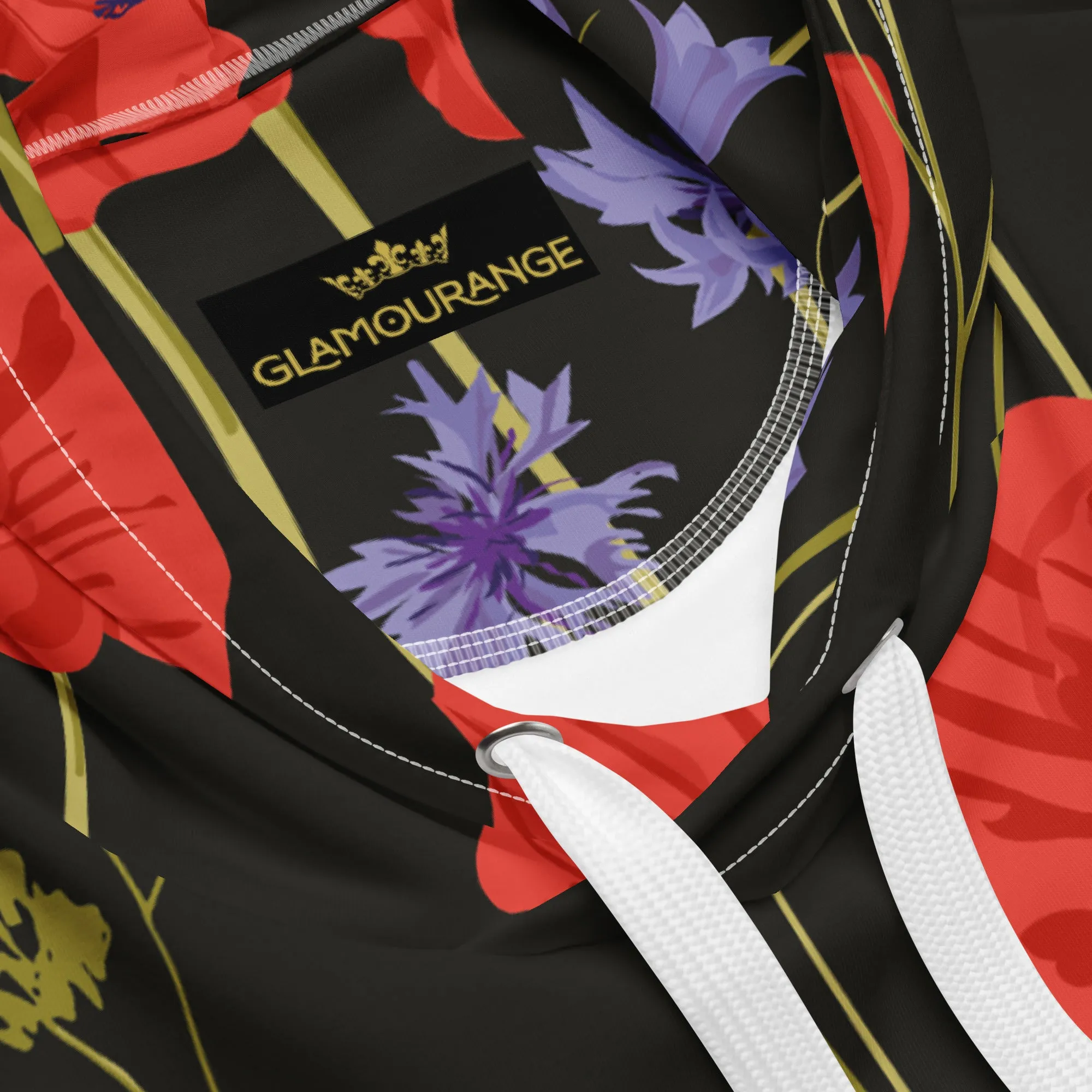 Floral Hoodie (Glamourange Spring Best Hoodies Collection - Flower Hoodies Print 0014)