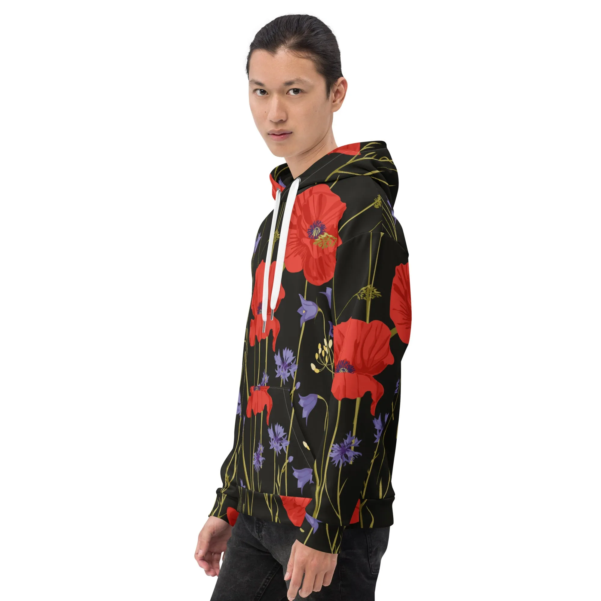 Floral Hoodie (Glamourange Spring Best Hoodies Collection - Flower Hoodies Print 0014)
