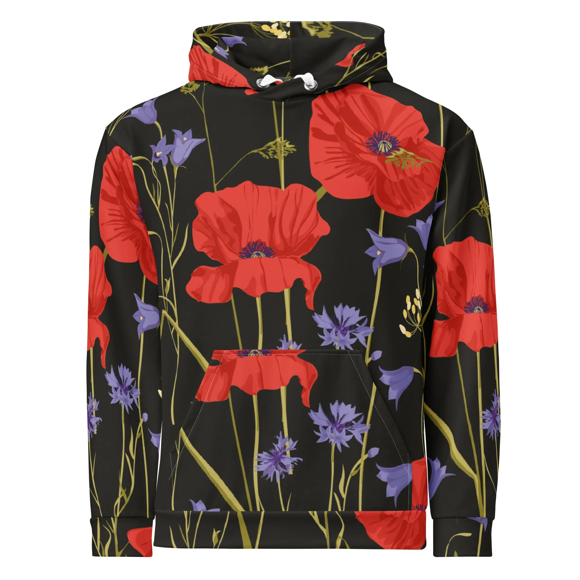 Floral Hoodie (Glamourange Spring Best Hoodies Collection - Flower Hoodies Print 0014)