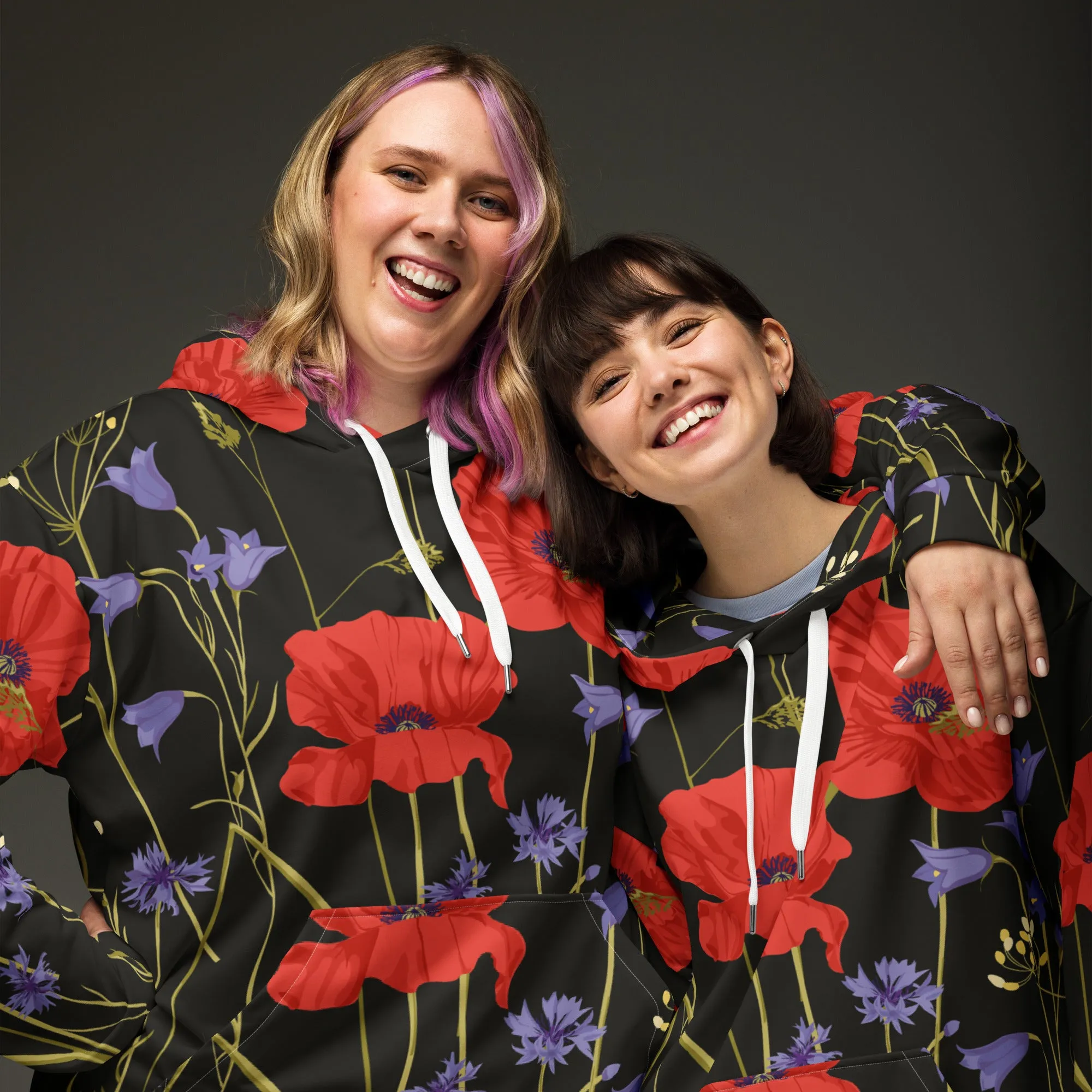 Floral Hoodie (Glamourange Spring Best Hoodies Collection - Flower Hoodies Print 0014)