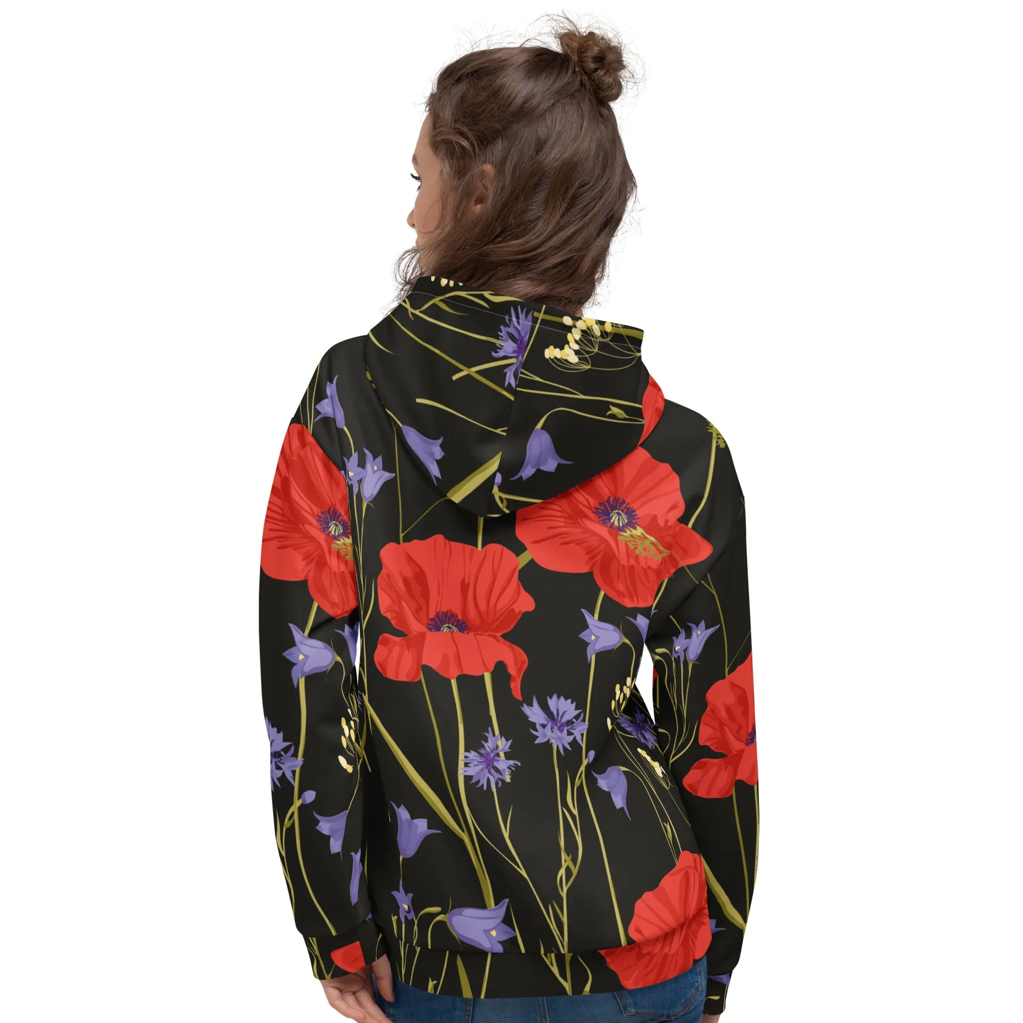 Floral Hoodie (Glamourange Spring Best Hoodies Collection - Flower Hoodies Print 0014)