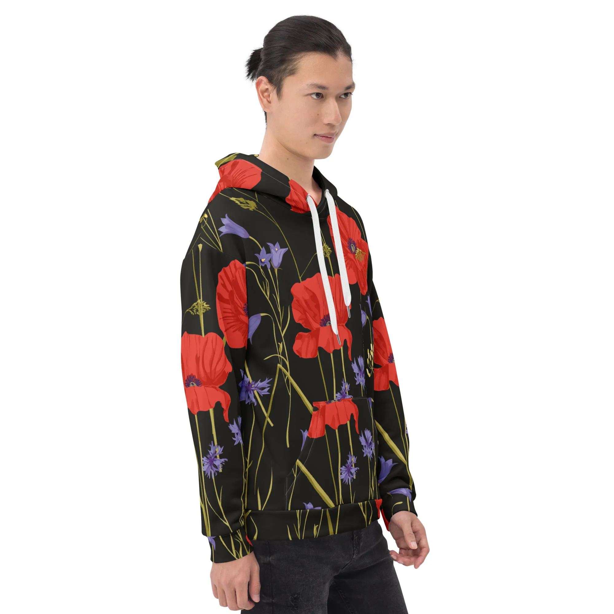 Floral Hoodie (Glamourange Spring Best Hoodies Collection - Flower Hoodies Print 0014)