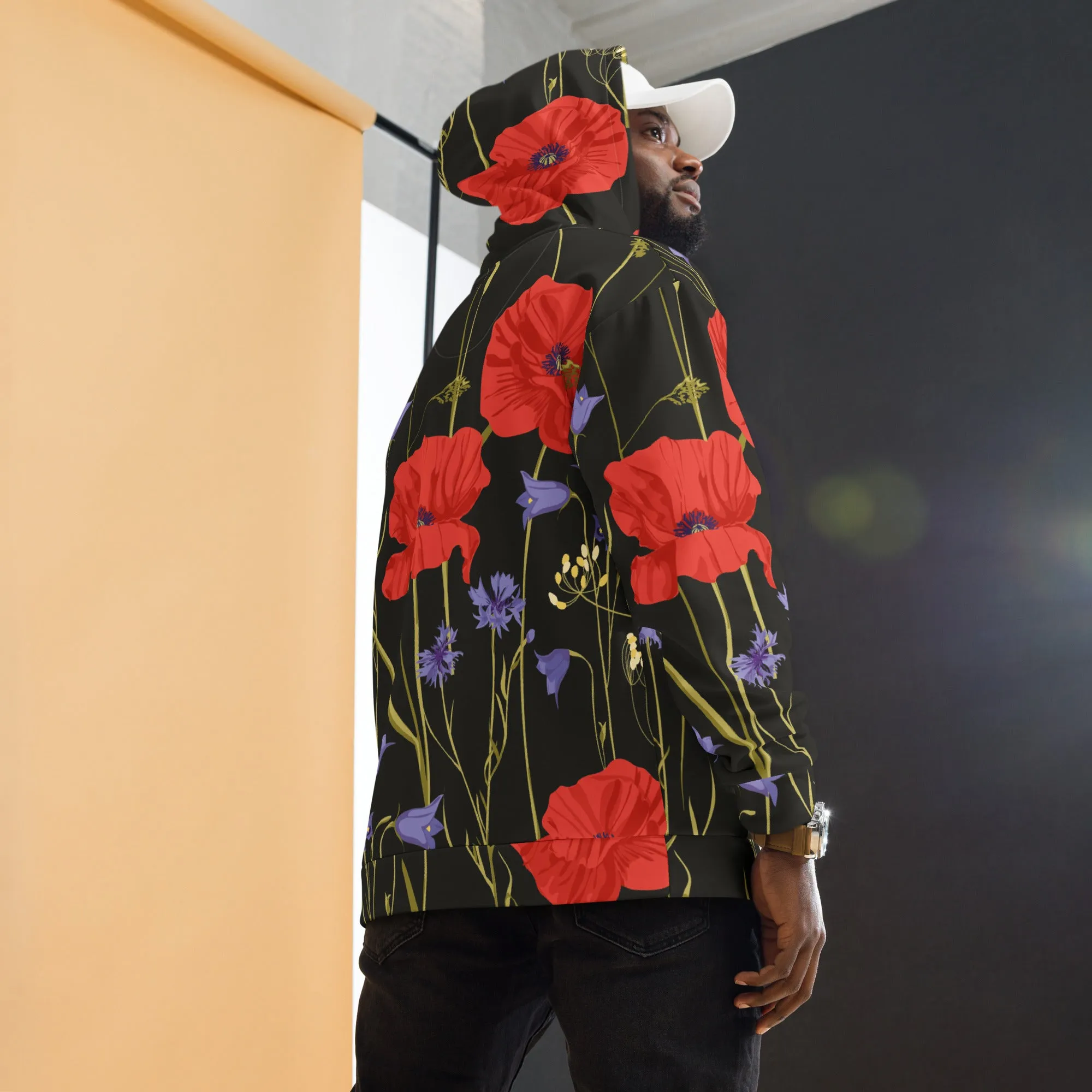 Floral Hoodie (Glamourange Spring Best Hoodies Collection - Flower Hoodies Print 0014)