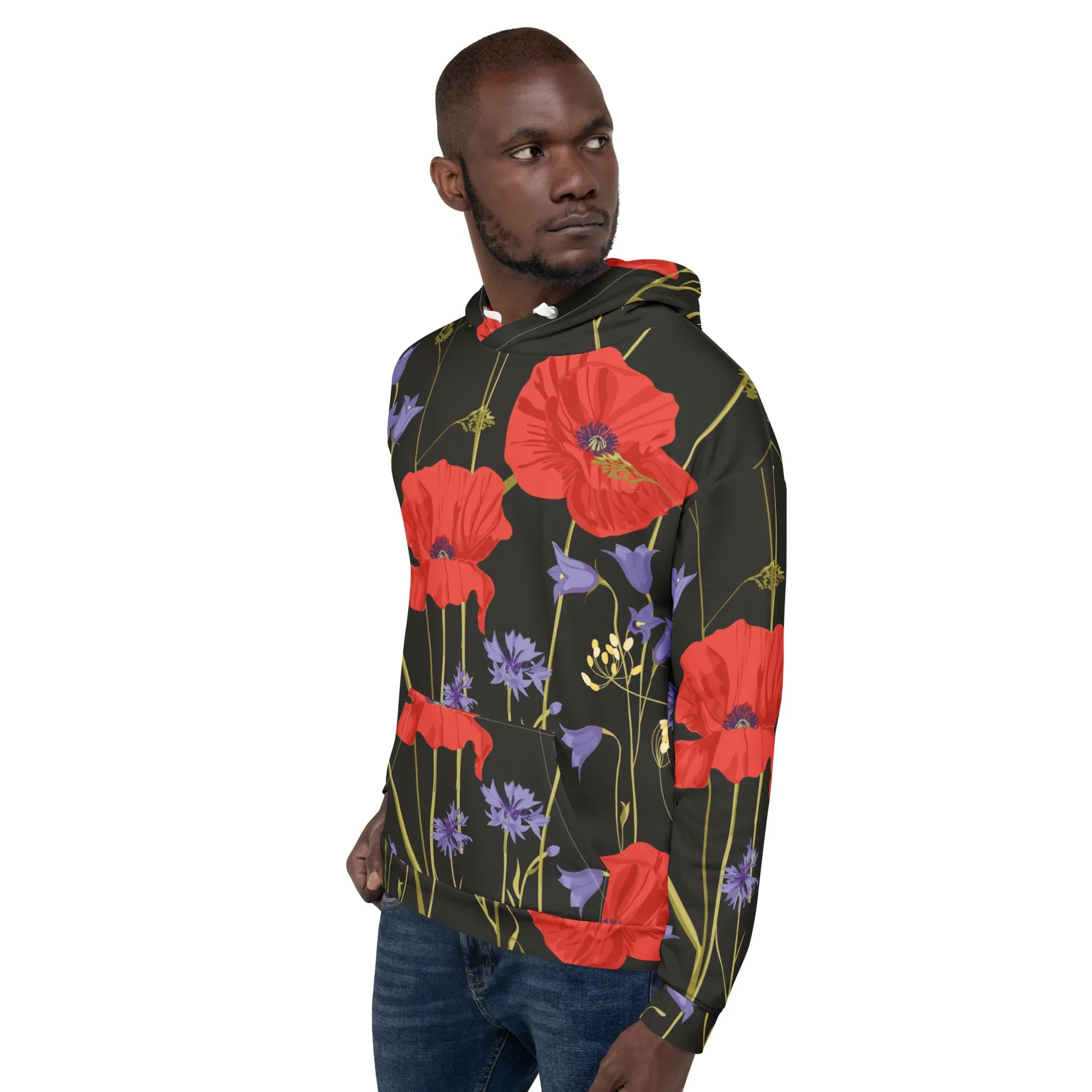 Floral Hoodie (Glamourange Spring Best Hoodies Collection - Flower Hoodies Print 0014)