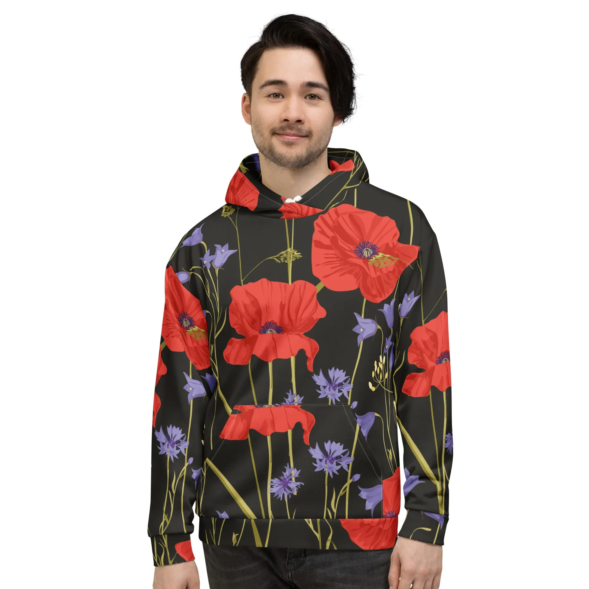 Floral Hoodie (Glamourange Spring Best Hoodies Collection - Flower Hoodies Print 0014)