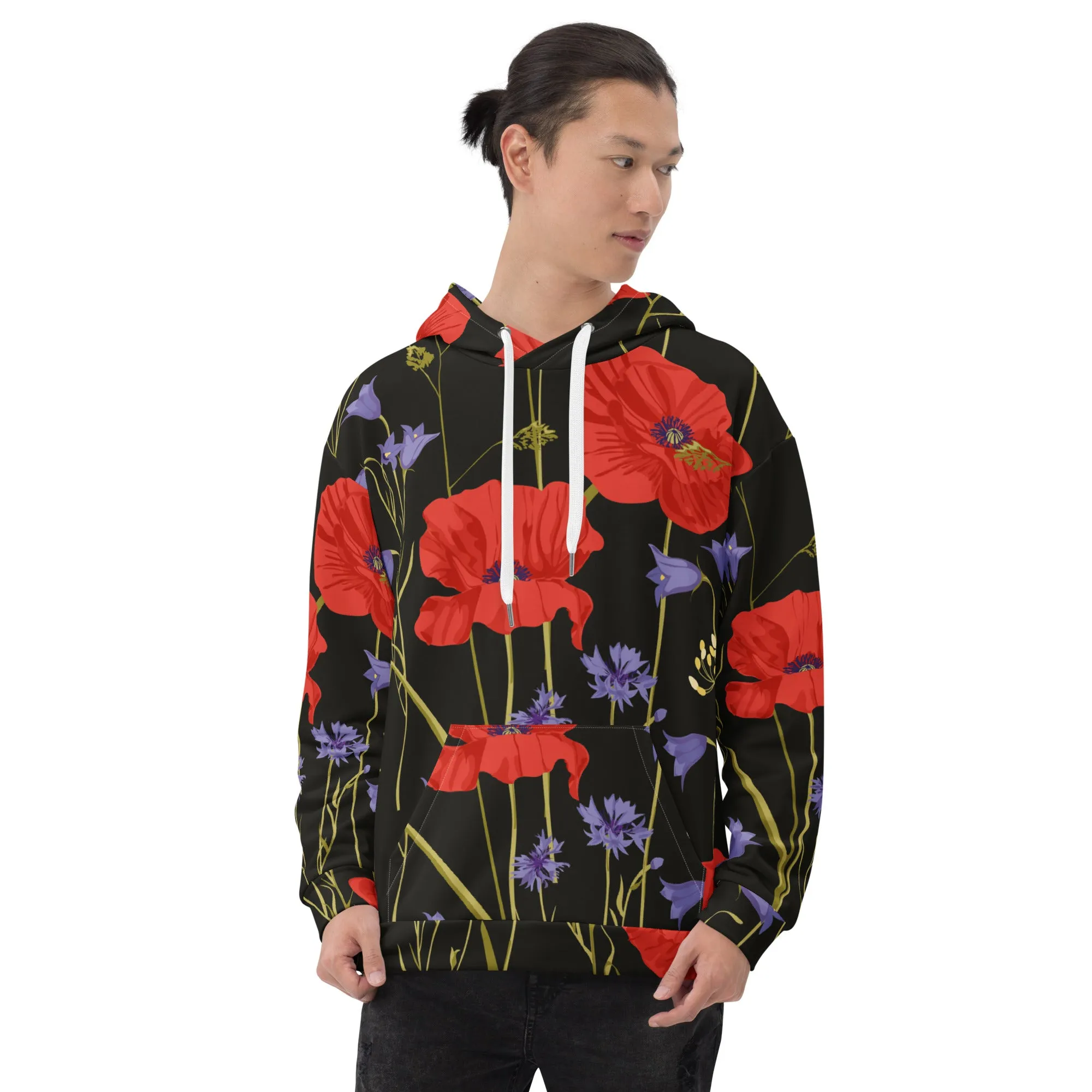 Floral Hoodie (Glamourange Spring Best Hoodies Collection - Flower Hoodies Print 0014)