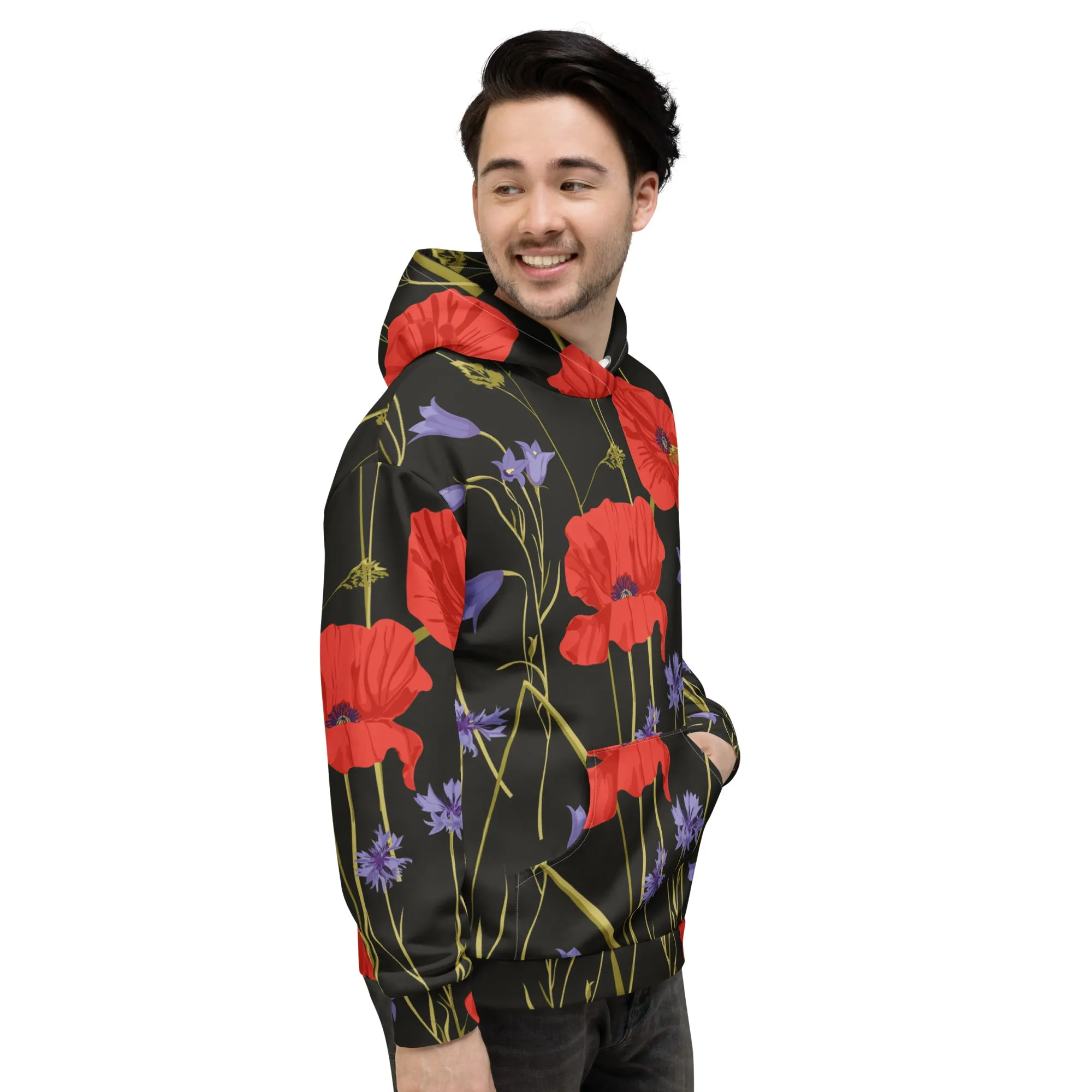 Floral Hoodie (Glamourange Spring Best Hoodies Collection - Flower Hoodies Print 0014)