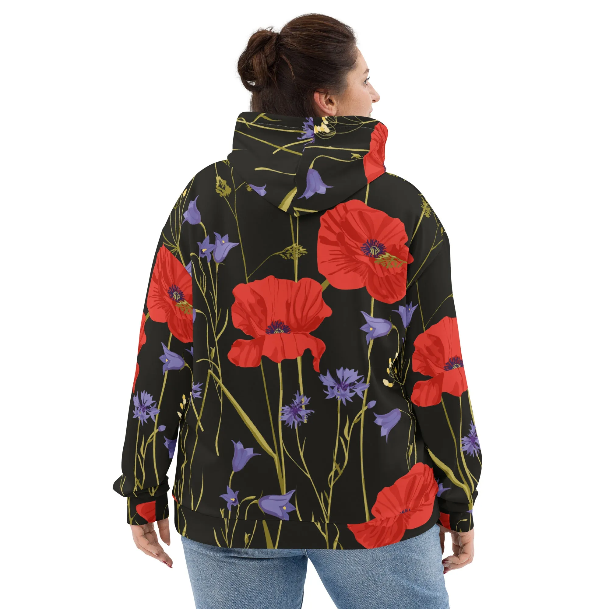 Floral Hoodie (Glamourange Spring Best Hoodies Collection - Flower Hoodies Print 0014)