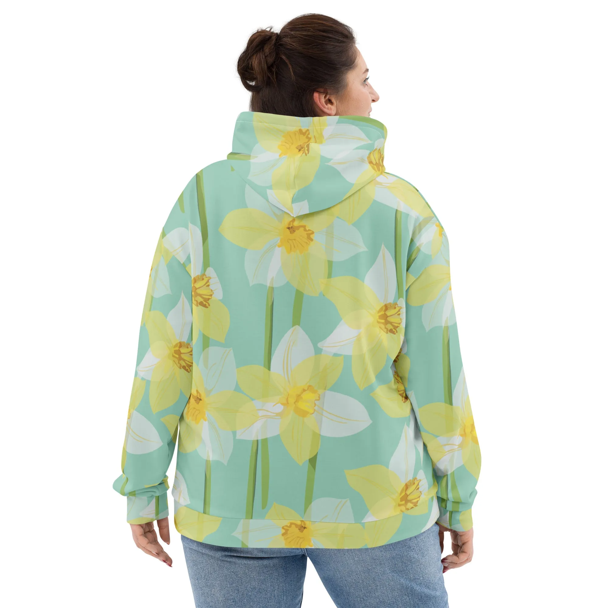 Floral Hoodie (Glamourange Spring Best Hoodies Collection - Flower Hoodies Print 0018)