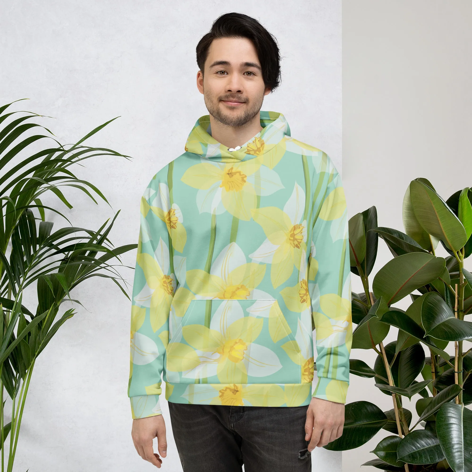 Floral Hoodie (Glamourange Spring Best Hoodies Collection - Flower Hoodies Print 0018)