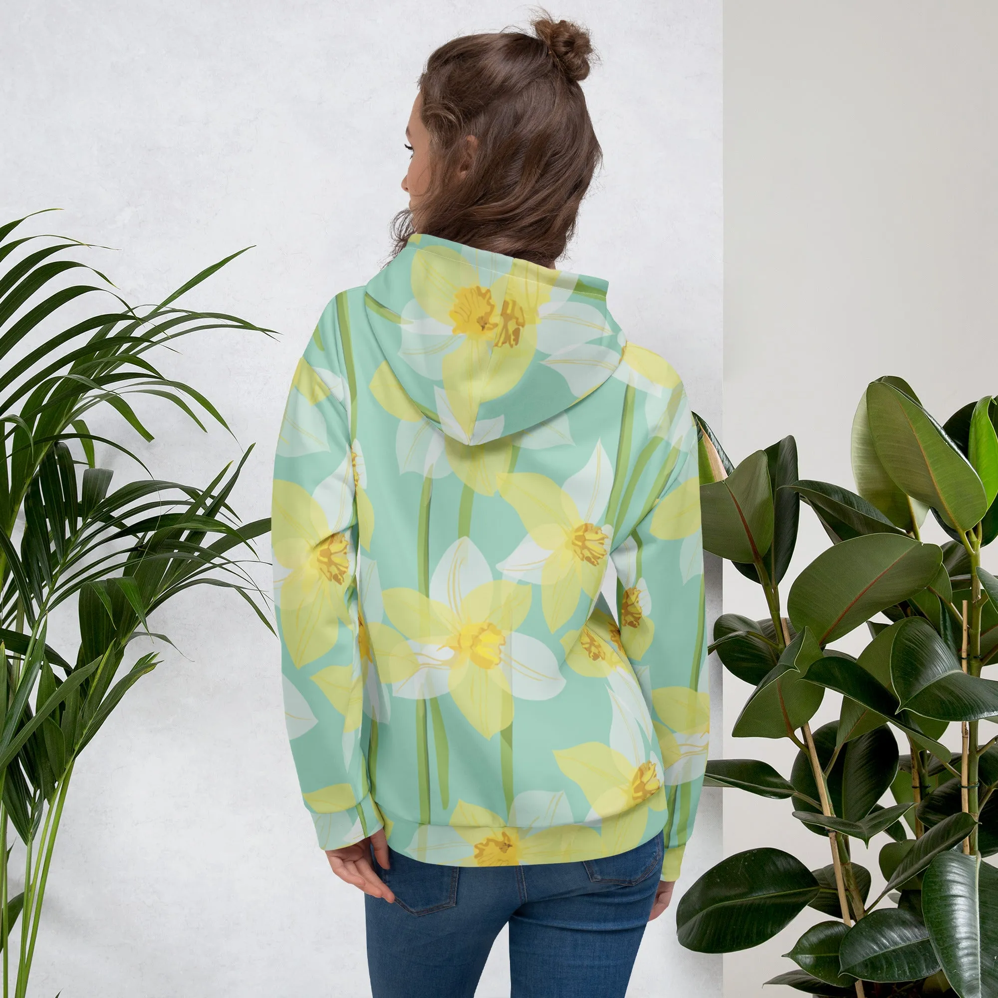 Floral Hoodie (Glamourange Spring Best Hoodies Collection - Flower Hoodies Print 0018)