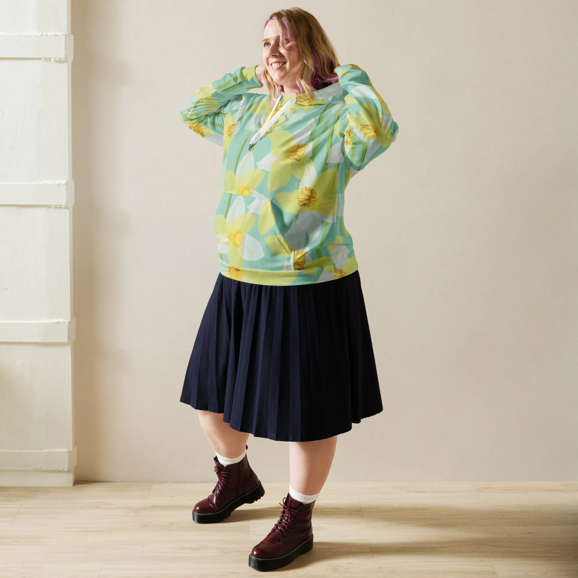 Floral Hoodie (Glamourange Spring Best Hoodies Collection - Flower Hoodies Print 0018)